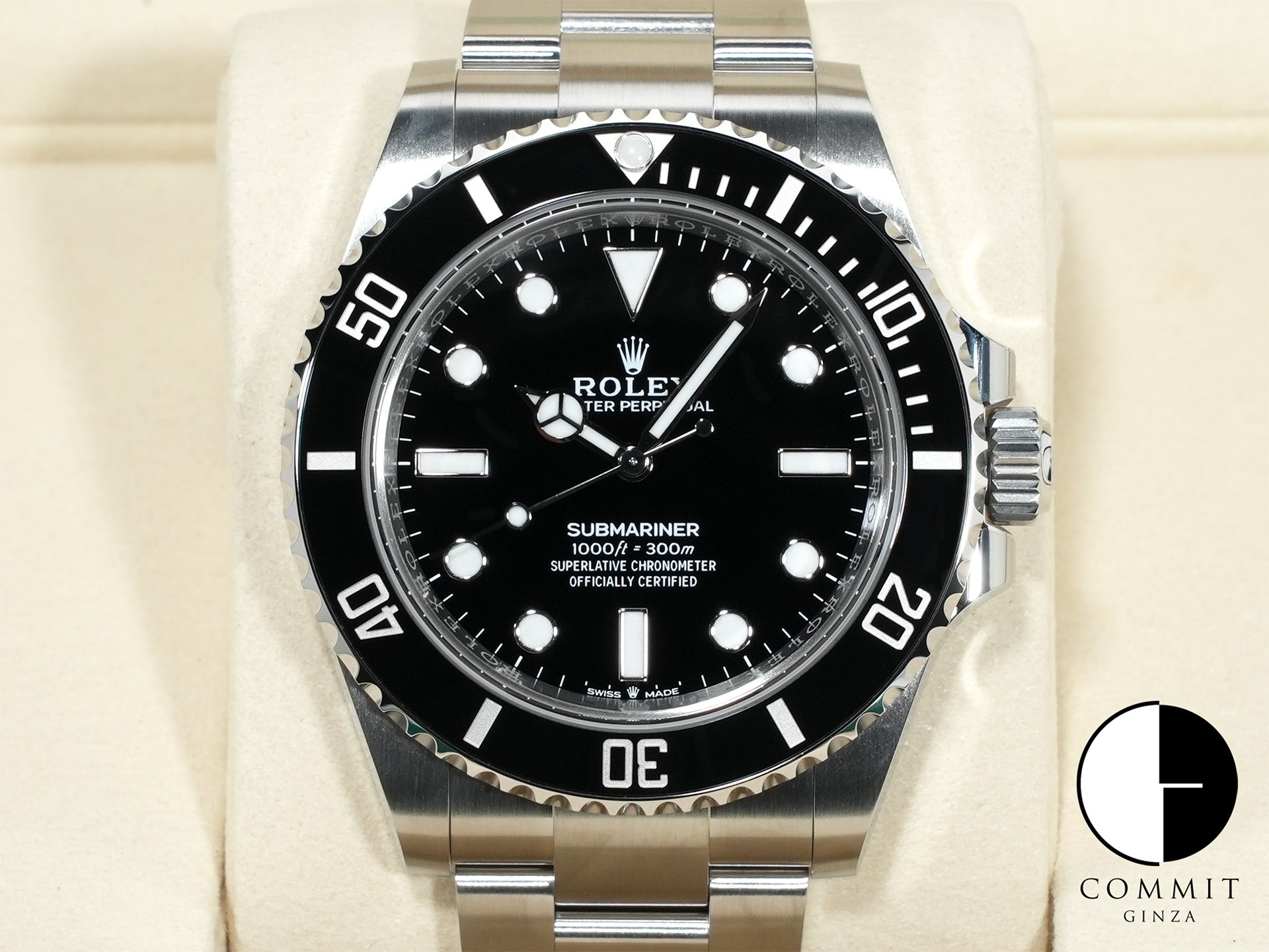 Rolex Submariner No Date Ref. 124060 Stainless Steel Black Dial Unused hvkpc4dq