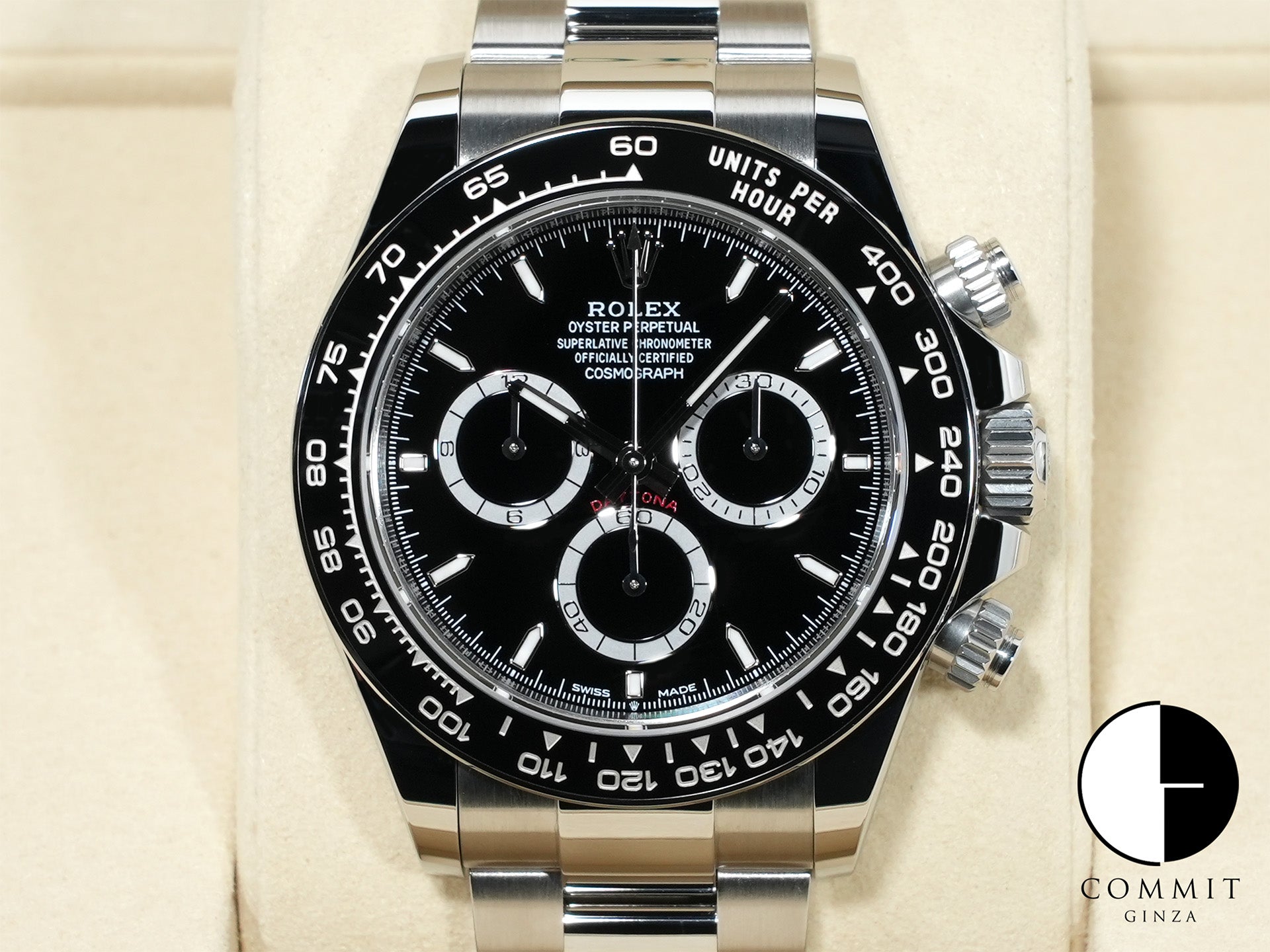 ロレックス デイトナ Ref.126500LN ステンレススチール ブラック文字盤 未使用 ptdcgjxz