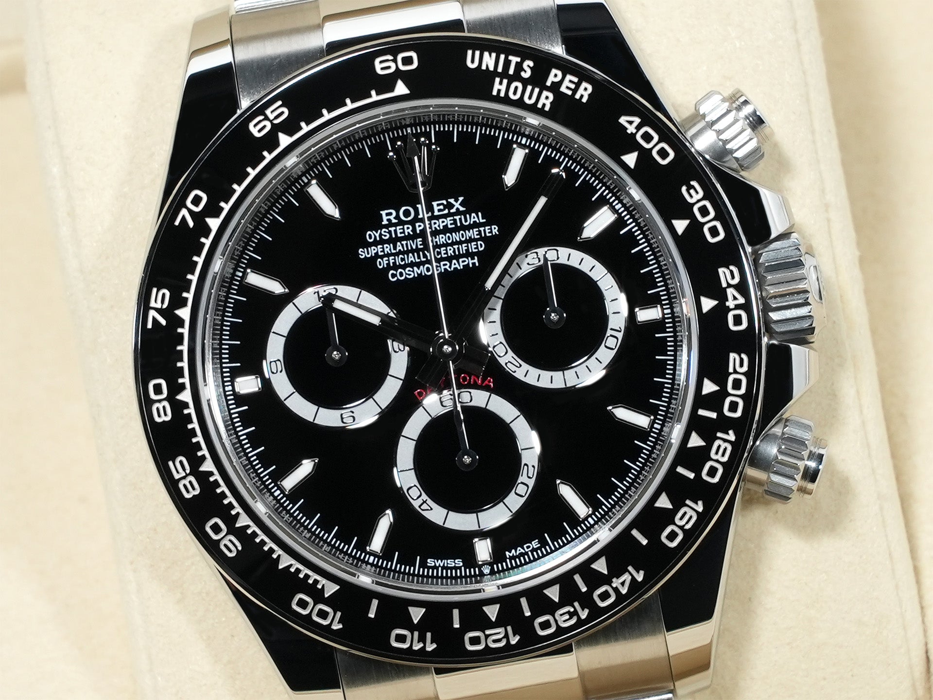 ロレックス デイトナ Ref.126500LN ステンレススチール ブラック文字盤 未使用 ptdcgjxz