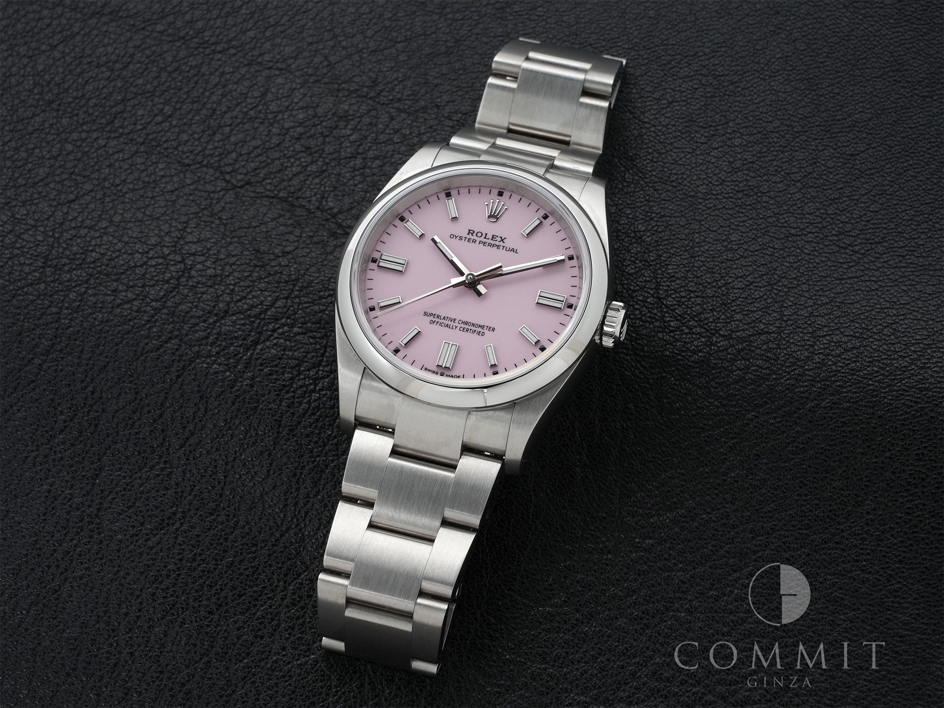 ロレックス オイスターパーペチュアル36 Ref.126000 ステンレススチール キャンディピンク文字盤 美品 rump4hha