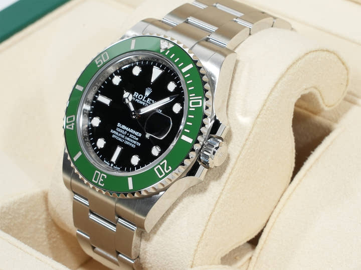 Pre-owned Rolex Submariner Date Ref. 126610LV Stainless Steel Black Dial ivxdtrt6