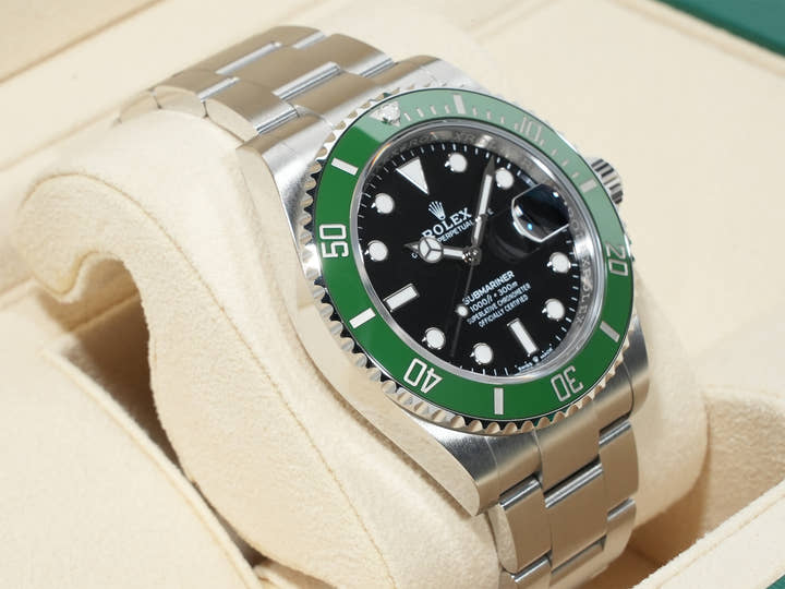 Pre-owned Rolex Submariner Date Ref. 126610LV Stainless Steel Black Dial ivxdtrt6