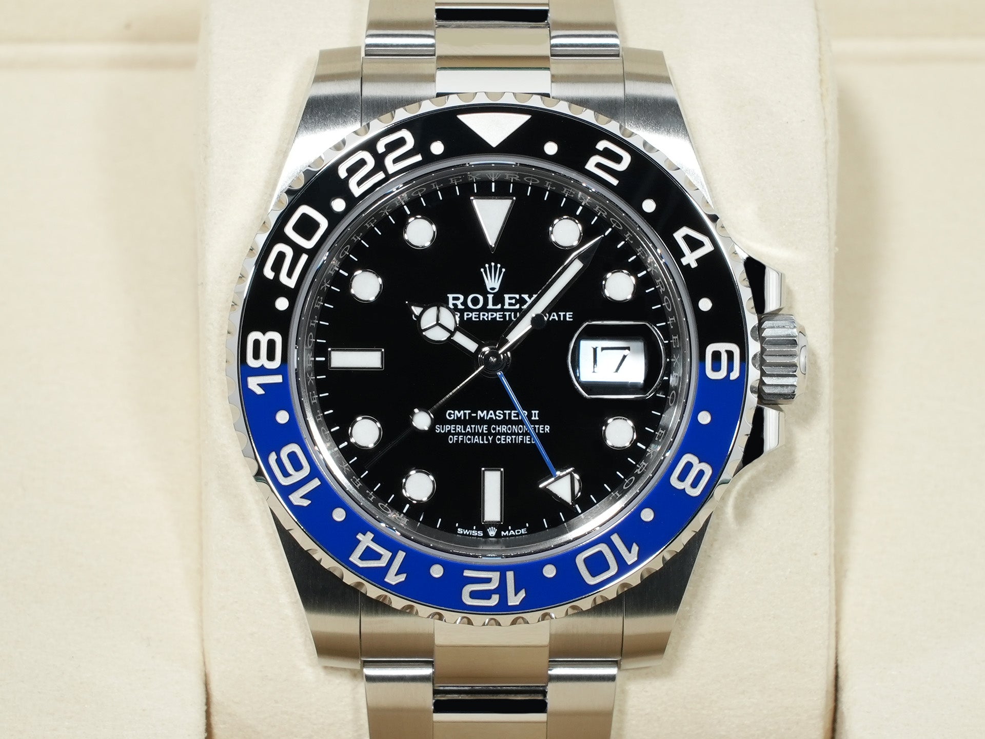 ロレックス GMTマスターII Ref.126710BLNR ステンレススチール ブラック文字盤 オイスターブレスレット 未使用 pkm5i2dg