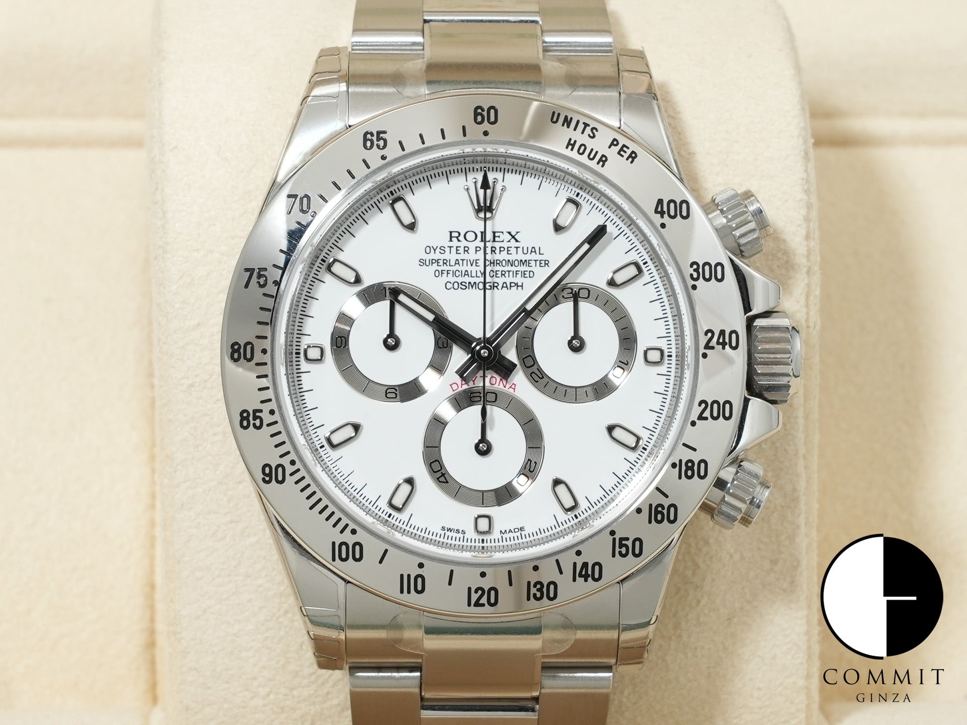 ロレックス デイトナ Ref.116520 ステンレススチール ホワイト文字盤 デッドストック bn68j9oq