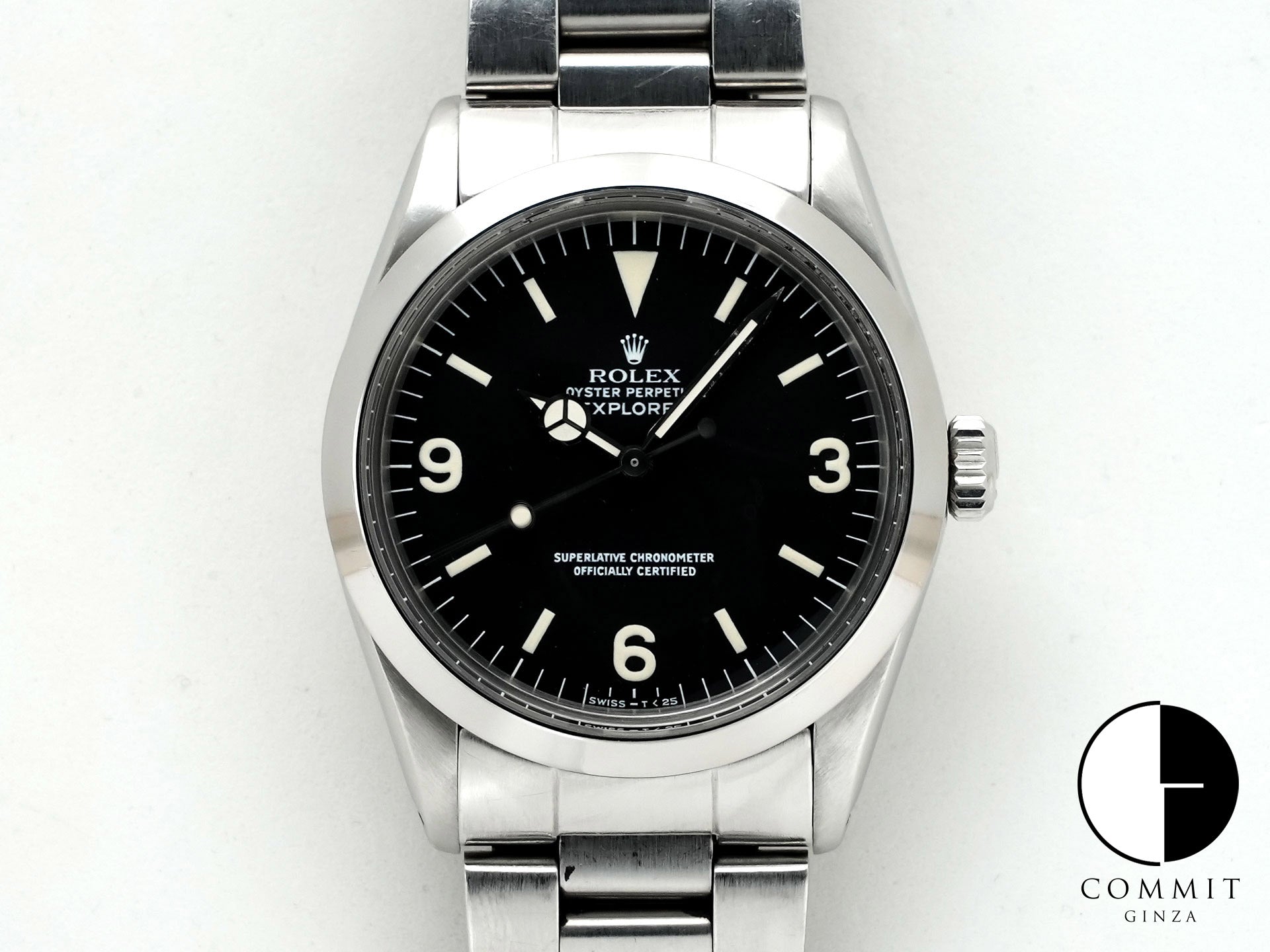 ロレックス エクスプローラーI Ref.1016 ステンレススチール ブラック文字盤 中古 64s85776