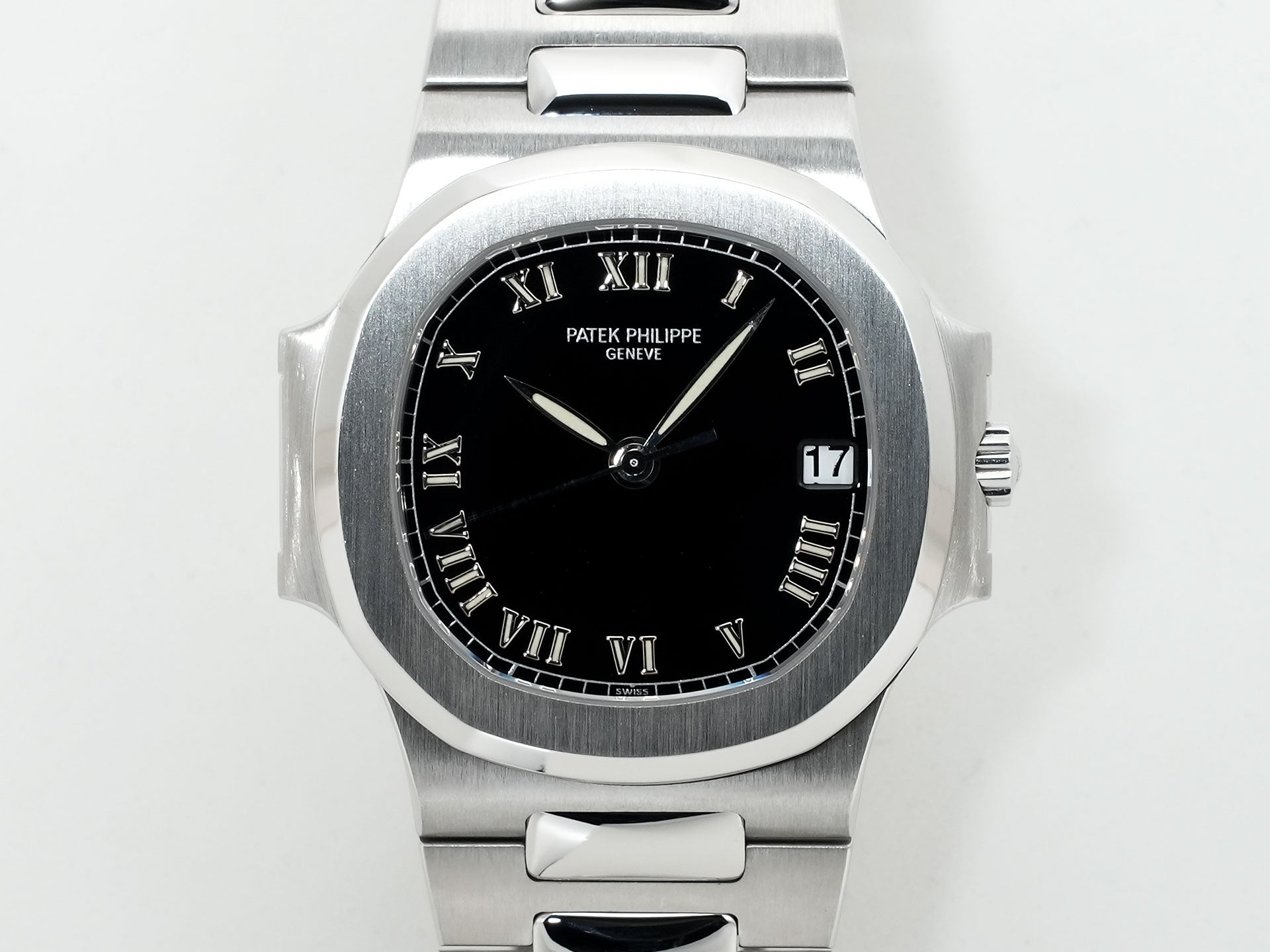 パテックフィリップ ノーチラス Ref.3800/1A-001 ステンレススチール ブラック文字盤 中古 4bri6mtq