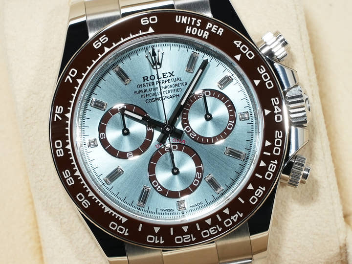 ロレックス デイトナ Ref.126506A プラチナ アイスブルーx11Pダイヤ文字盤 未使用 h9u9gpqk