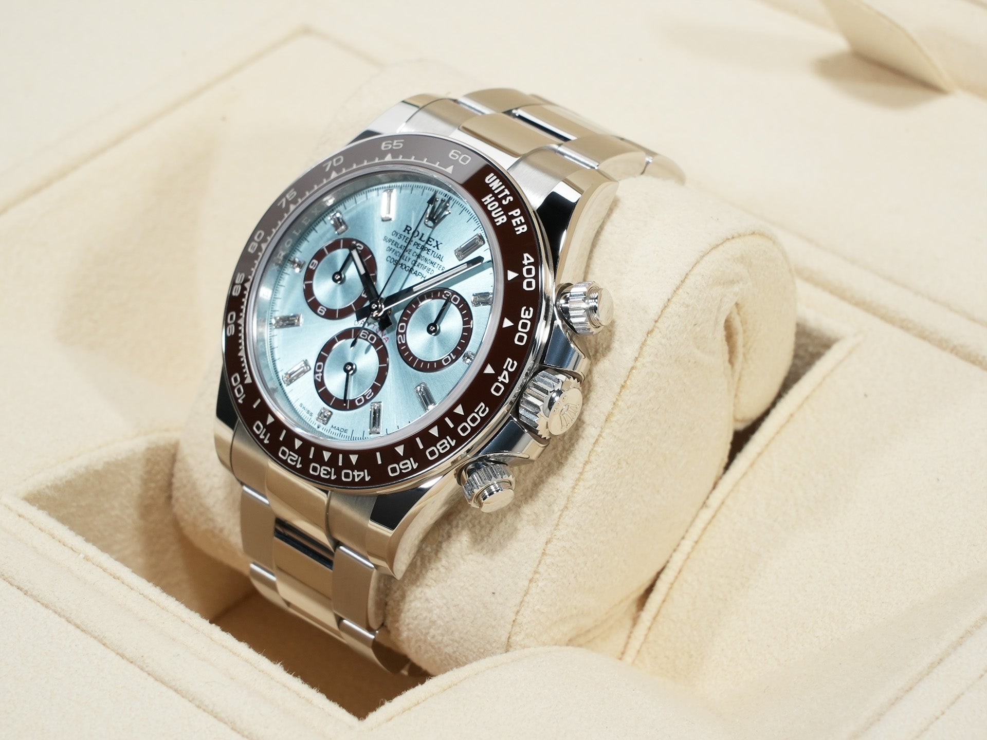 ロレックス デイトナ Ref.126506A プラチナ アイスブルーx11Pダイヤ文字盤 未使用 h9u9gpqk