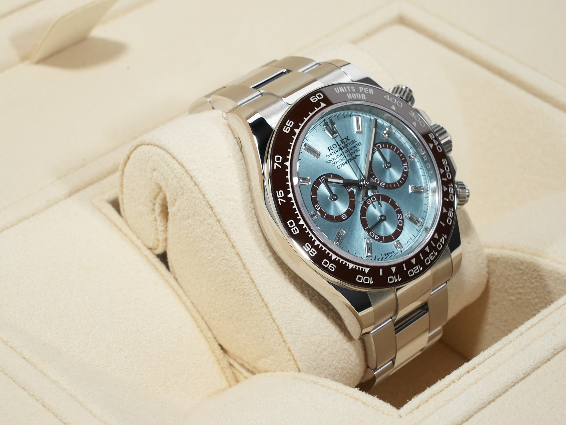 ロレックス デイトナ Ref.126506A プラチナ アイスブルーx11Pダイヤ文字盤 未使用 h9u9gpqk