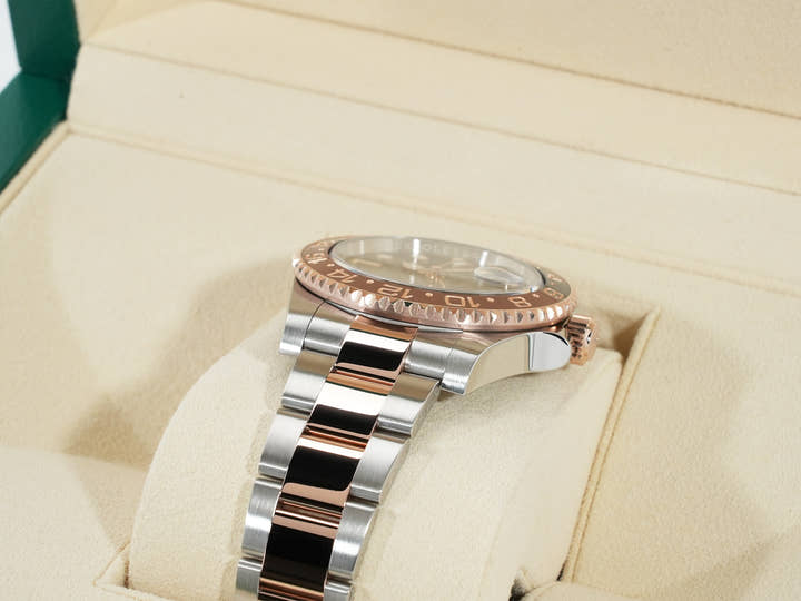 ロレックス GMTマスターII Ref.126711CHNR ステンレススチール/エバーローズゴールド ブラック文字盤 オイスターブレスレット 美品 3ugerymn