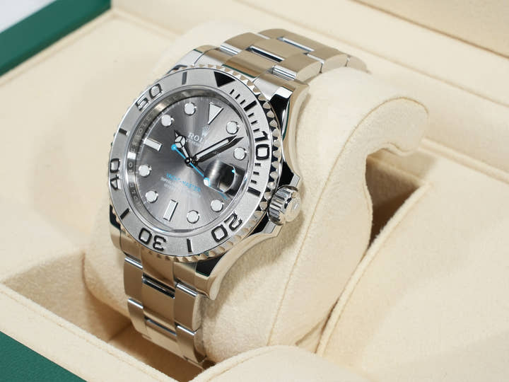 ロレックス ヨットマスター40 Ref.126622 ステンレススチール/プラチナ スレート文字盤 美品 42ktshig