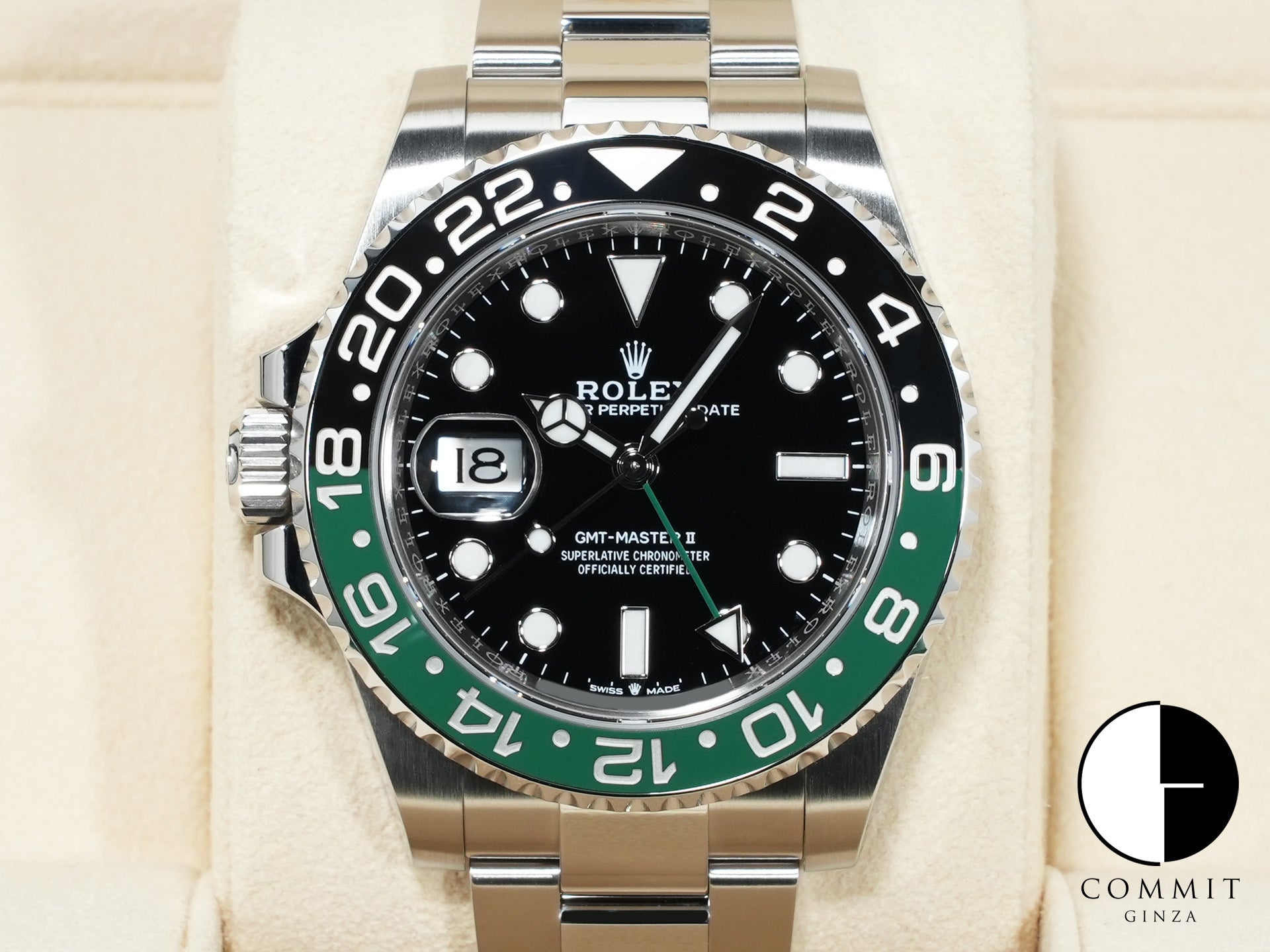 ロレックス GMTマスターII Ref.126720VTNR ステンレススチール ブラック文字盤 オイスターブレスレット 美品 ofoqw2y8
