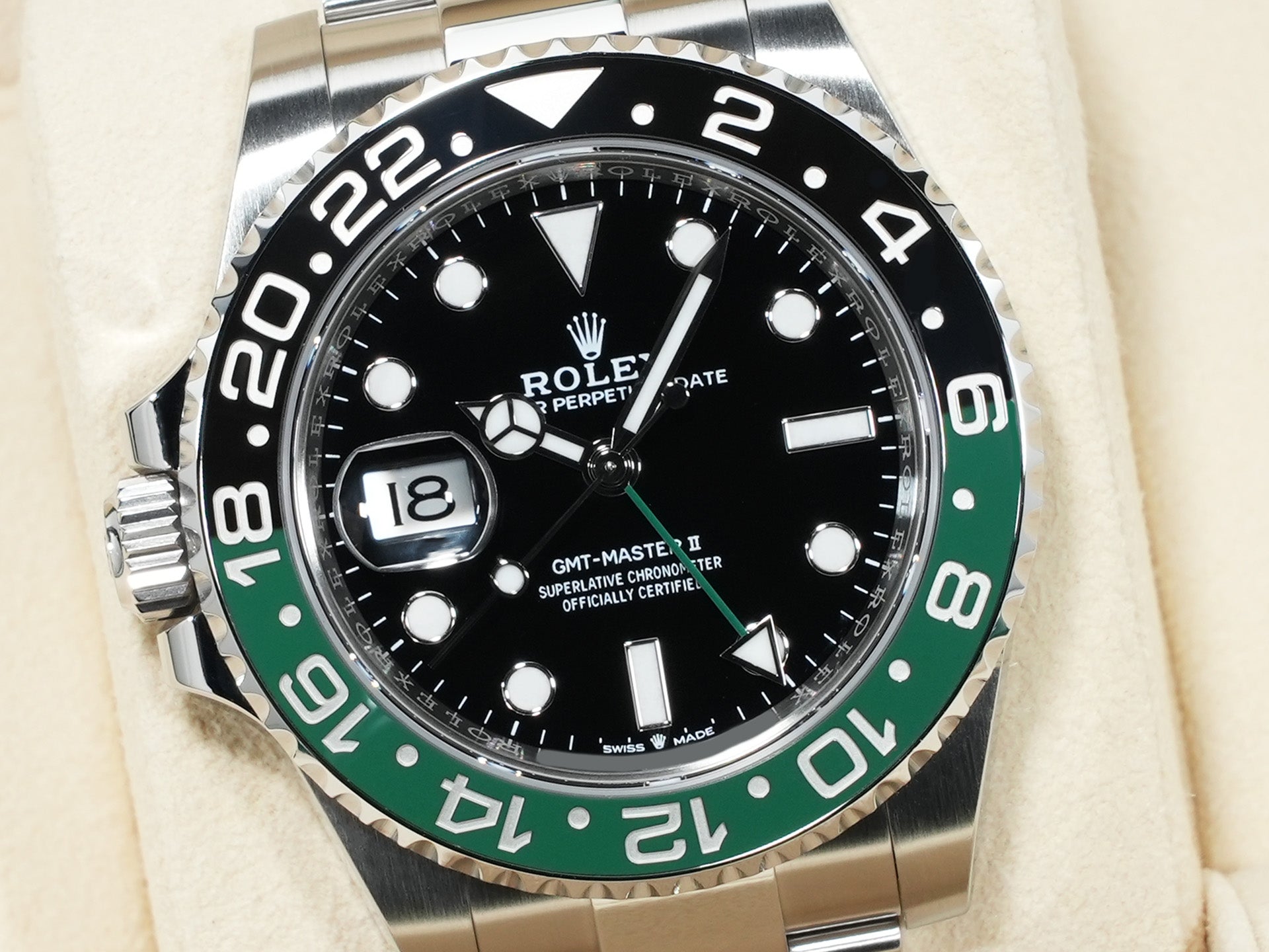 ロレックス GMTマスターII Ref.126720VTNR ステンレススチール ブラック文字盤 オイスターブレスレット 美品 ofoqw2y8
