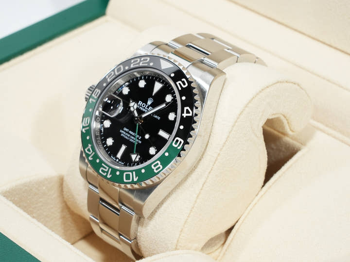 ロレックス GMTマスターII Ref.126720VTNR ステンレススチール ブラック文字盤 オイスターブレスレット 美品 ofoqw2y8