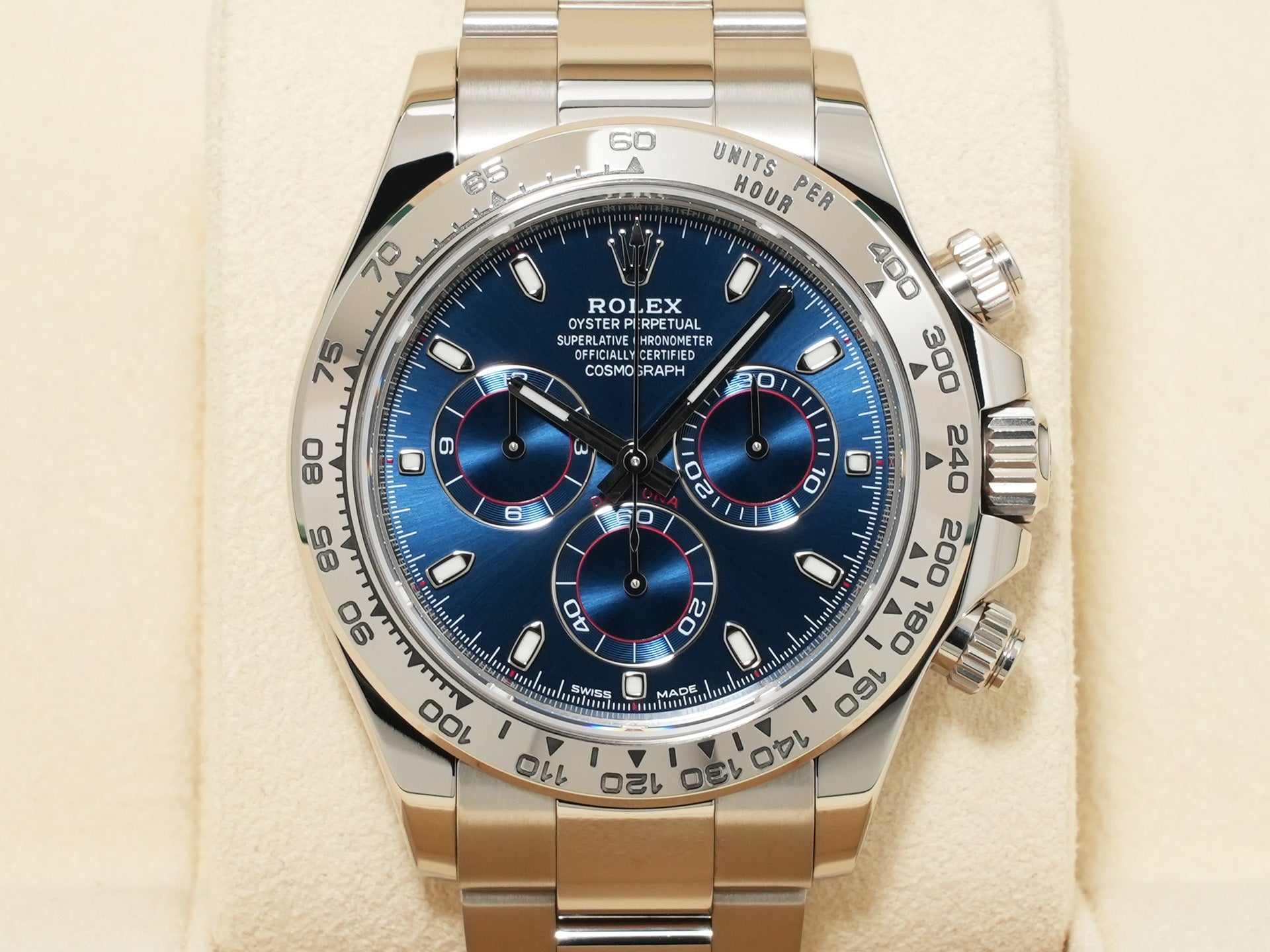 ロレックス デイトナ Ref.116509 ホワイトゴールド ブルー文字盤 美中古 b8e9qoeb