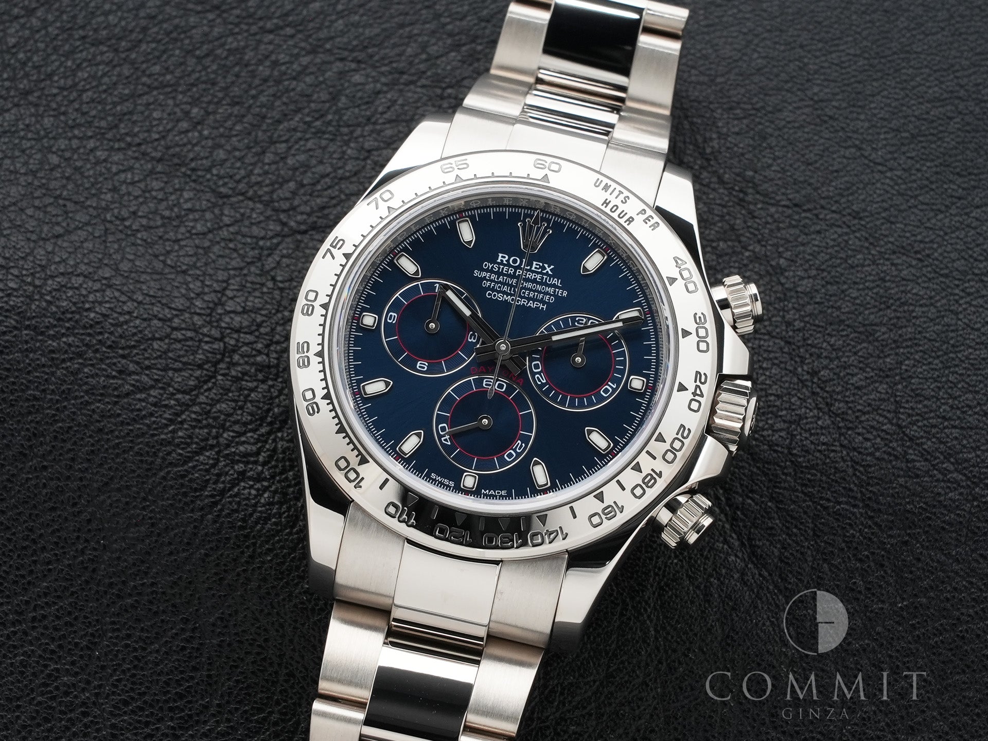 ロレックス デイトナ Ref.116509 ホワイトゴールド ブルー文字盤 美中古 b8e9qoeb