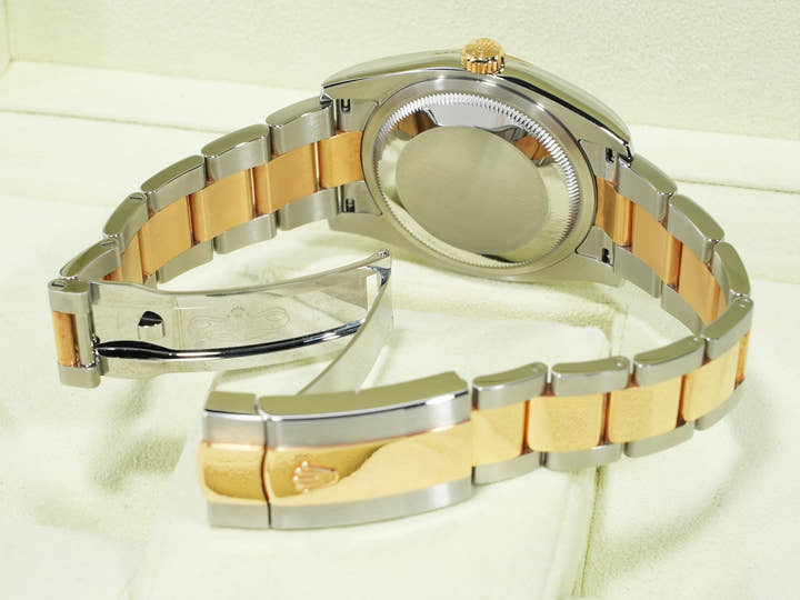 ロレックス デイトジャスト Ref.116203 ステンレススチール/イエローゴールド オニキス文字盤 中古 k5ix6zrk