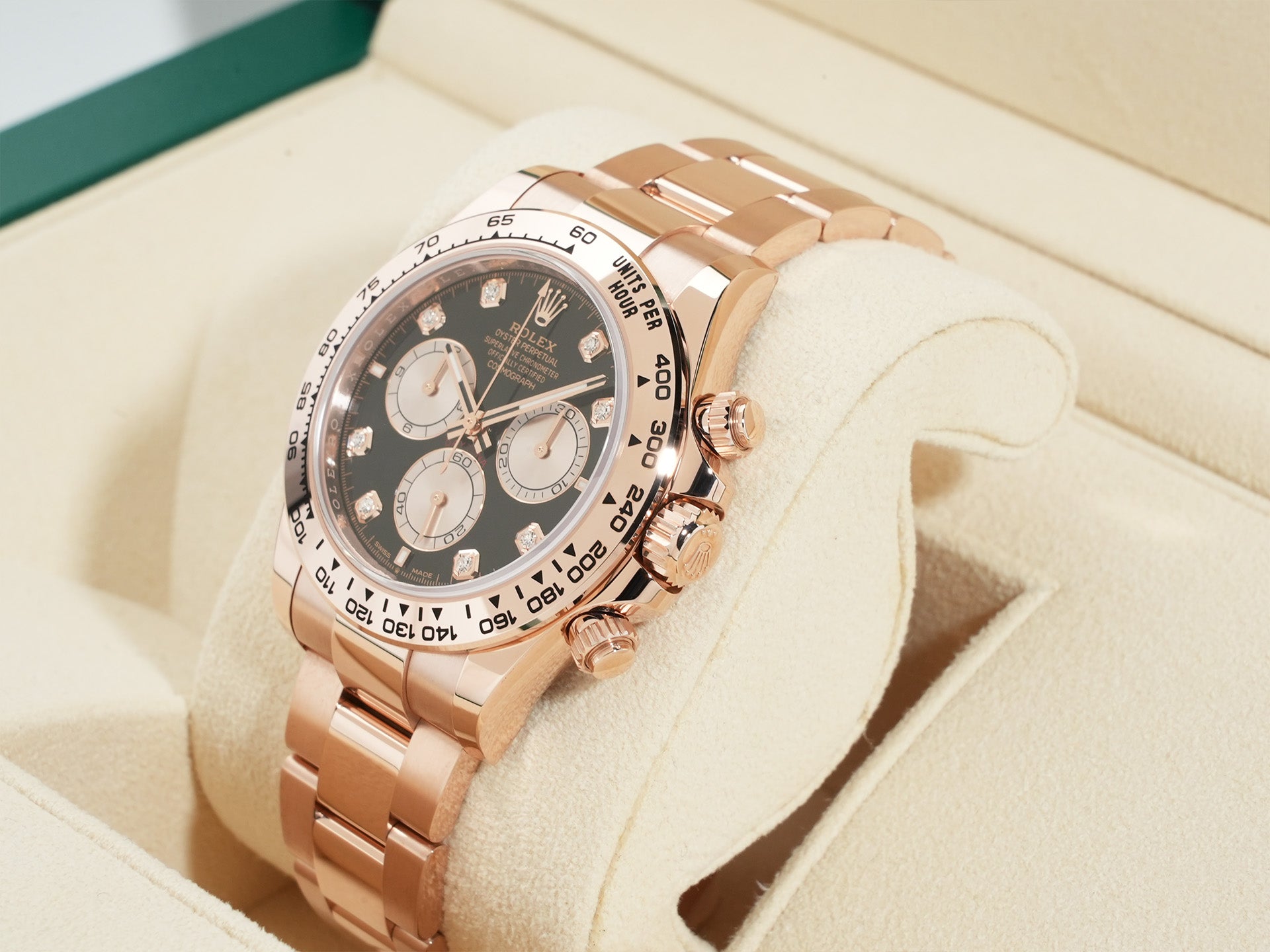 ロレックス デイトナ Ref.126505A エバーローズゴールド ブライトブラックxサンダスト文字盤 未使用 7s62p898