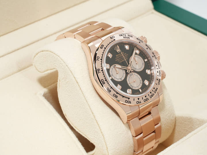ロレックス デイトナ Ref.126505A エバーローズゴールド ブライトブラックxサンダスト文字盤 未使用 7s62p898