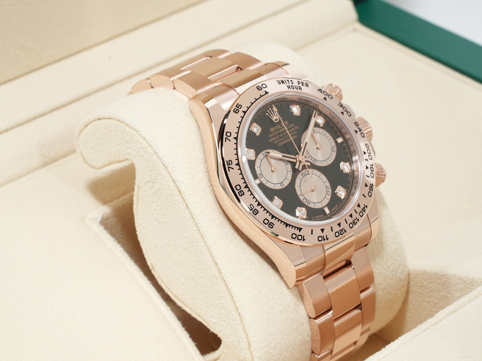 ロレックス デイトナ Ref.126505A エバーローズゴールド ブライトブラックxサンダスト文字盤 未使用 7s62p898