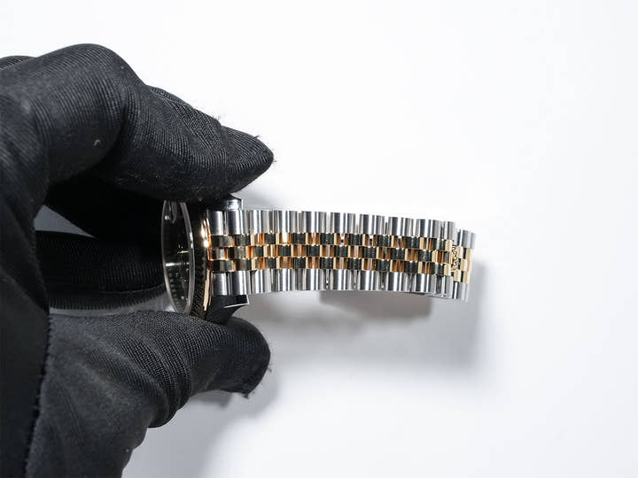 ロレックス デイトジャスト Ref.278273 ステンレススチール/イエローゴールド オリーブグリーン フローラルモチーフ文字盤 美品 xi2gkpvy