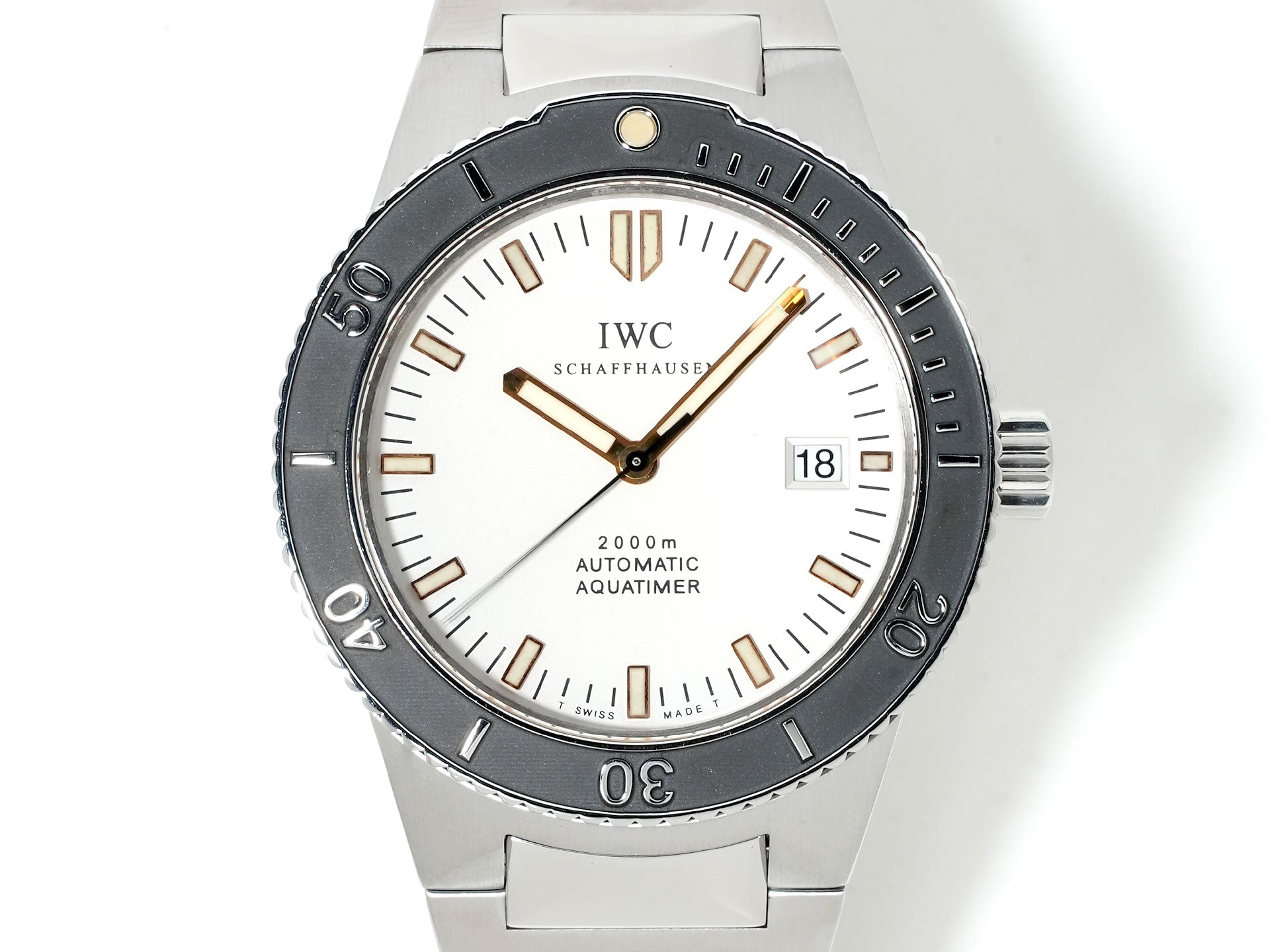 IWC GSTアクアタイマー Ref.IW353603 ステンレススチール シルバー文字盤 美品 yjnibf8o