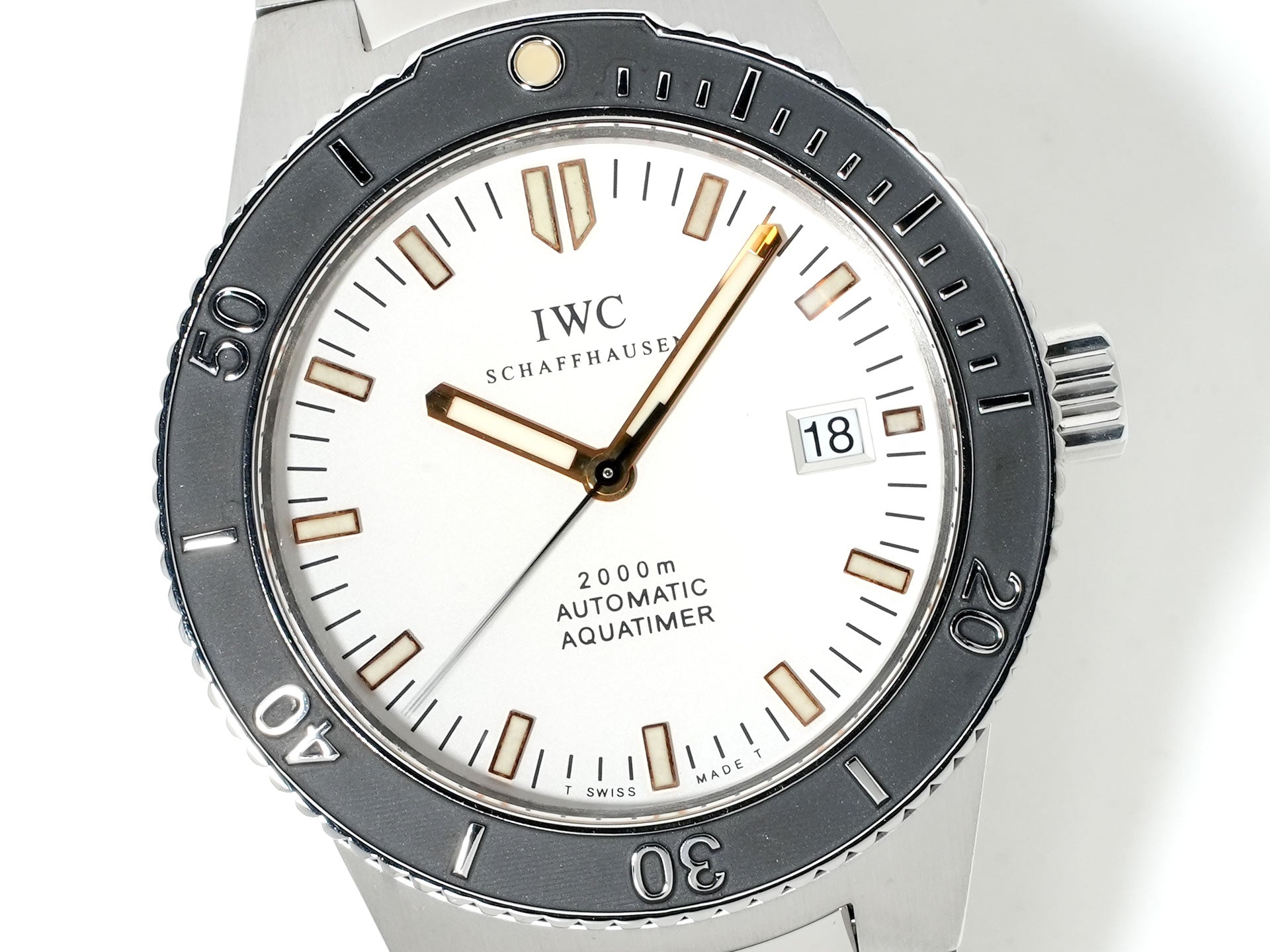 IWC GSTアクアタイマー Ref.IW353603 ステンレススチール シルバー文字盤 美品 yjnibf8o