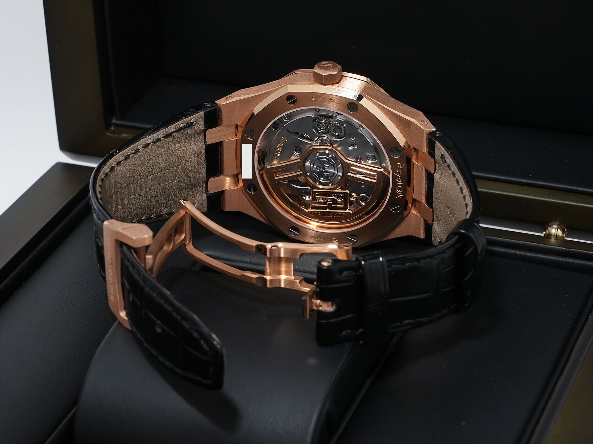 オーデマピゲ ロイヤルオーク 50周年記念 Ref.15510OR.OO.D002CR.01 ピンクゴールド ブラック文字盤 中古 im78dcg3