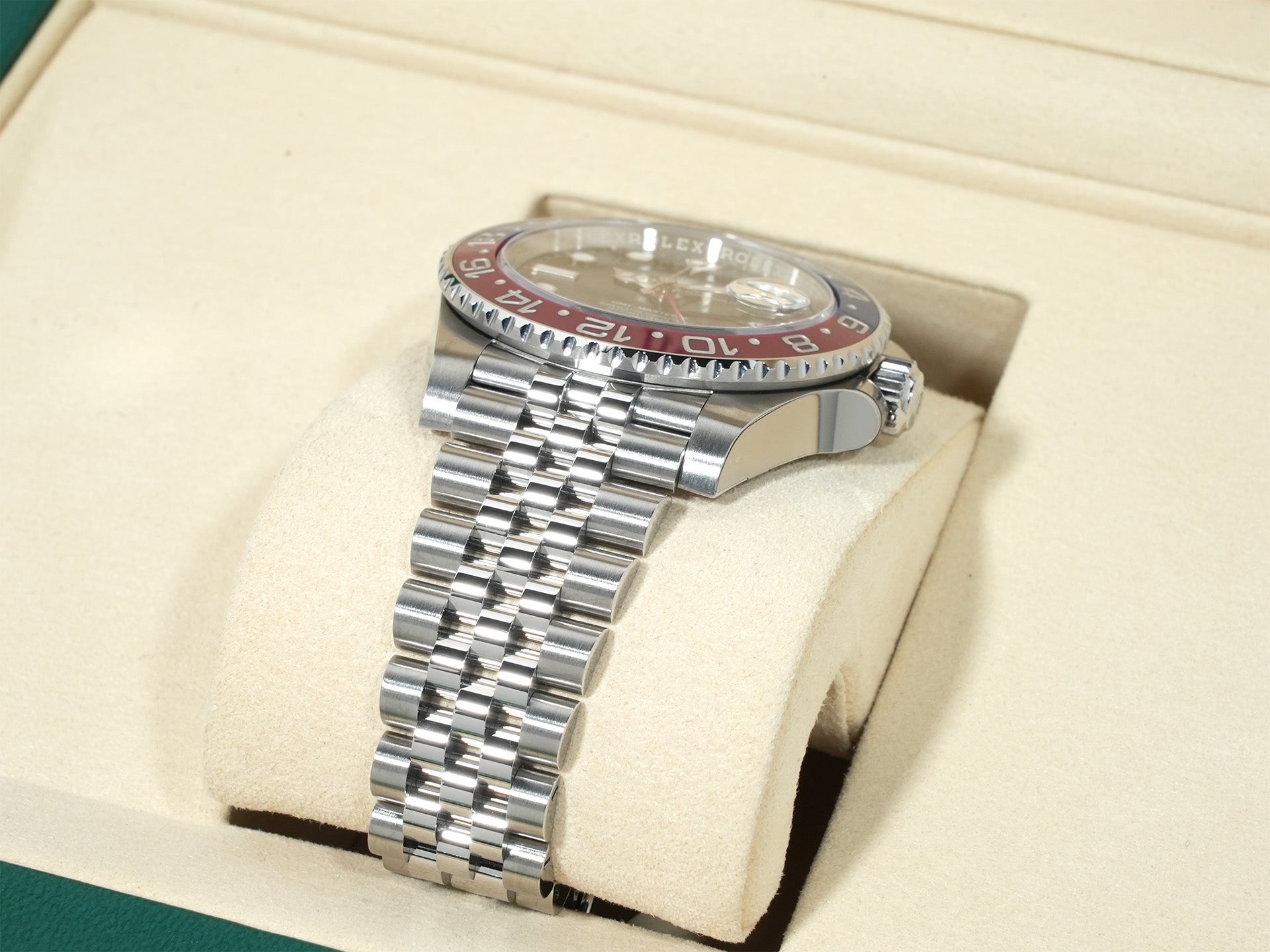 ロレックス GMTマスターII Ref.126710BLRO ステンレススチール ブラック文字盤 ジュビリーブレスレット 未使用 9hpmkt5o