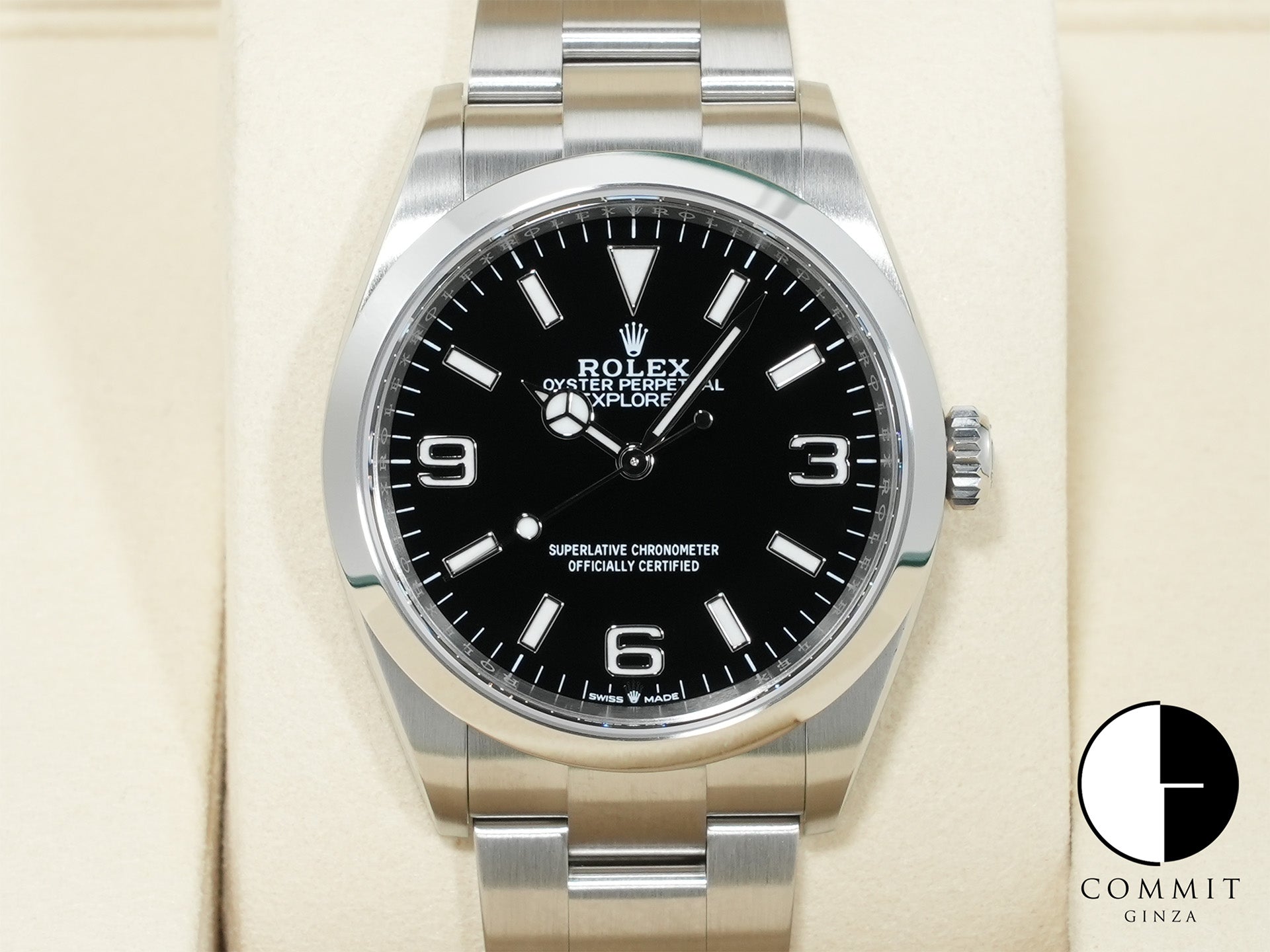 ロレックス エクスプローラー36 Ref.124270 ステンレススチール ブラック文字盤 オイスターブレスレット 未使用 2bjrby5d