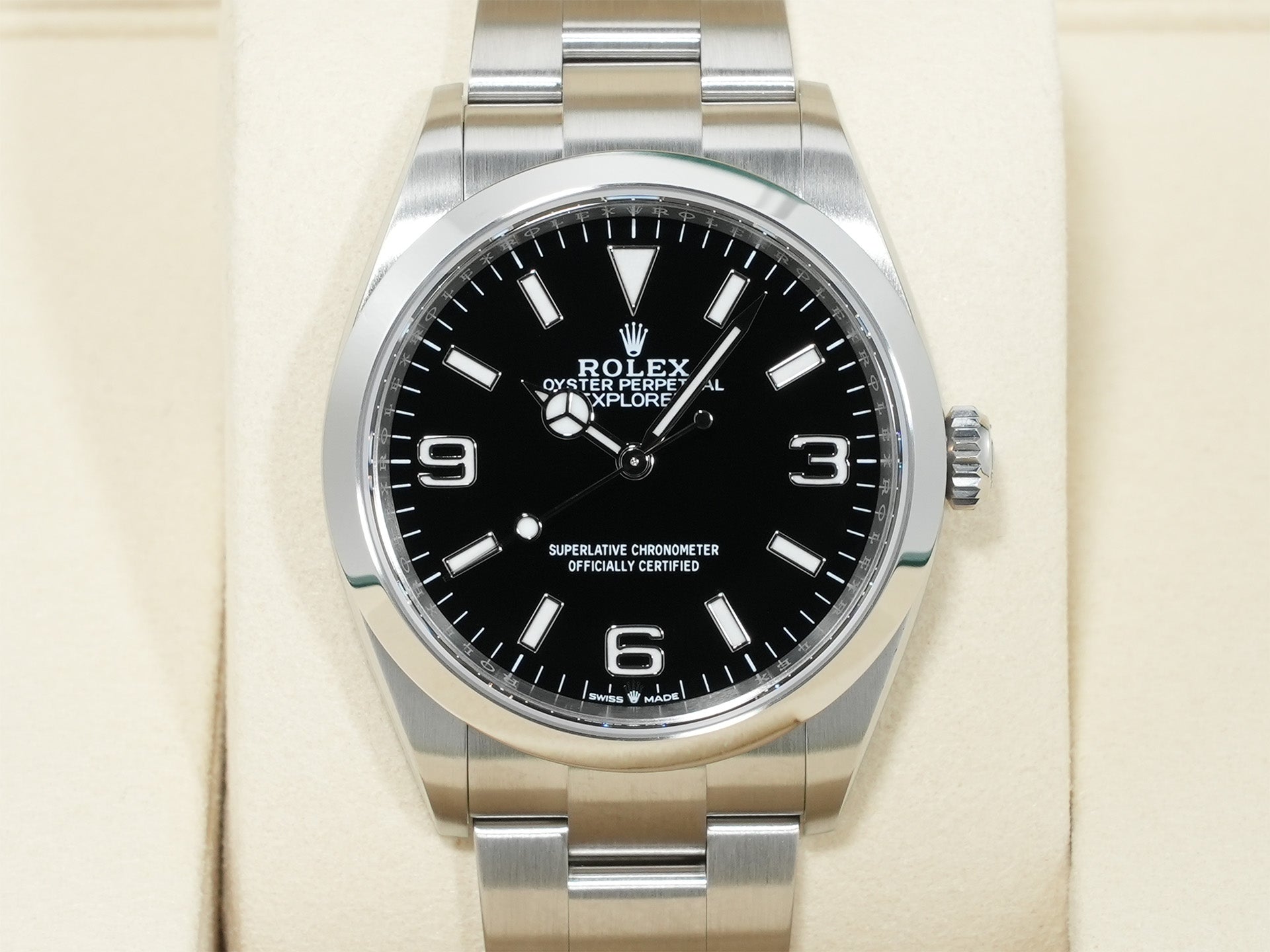 ロレックス エクスプローラー36 Ref.124270 ステンレススチール ブラック文字盤 オイスターブレスレット 未使用 2bjrby5d