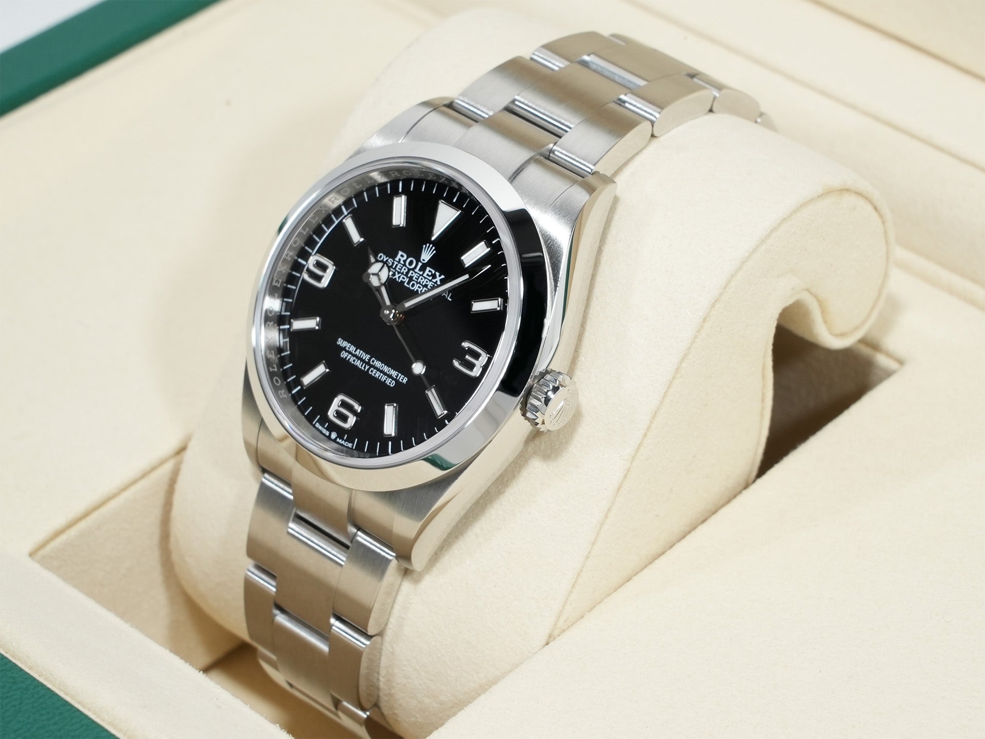 ロレックス エクスプローラー36 Ref.124270 ステンレススチール ブラック文字盤 オイスターブレスレット 未使用 2bjrby5d