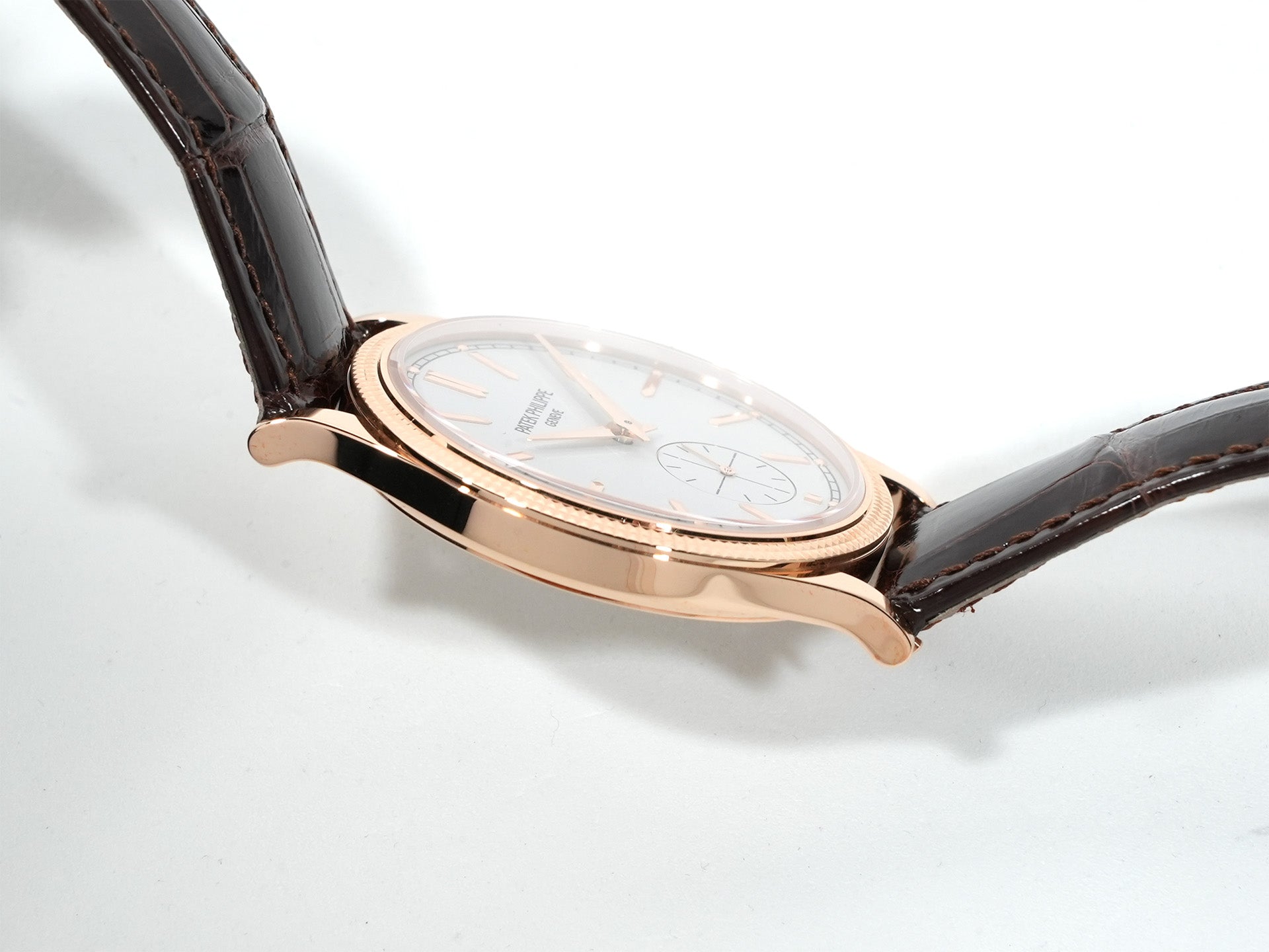パテックフィリップ カラトラバ Ref.6119R-001 ローズゴールド シルバー文字盤 未使用 pxzd74ag