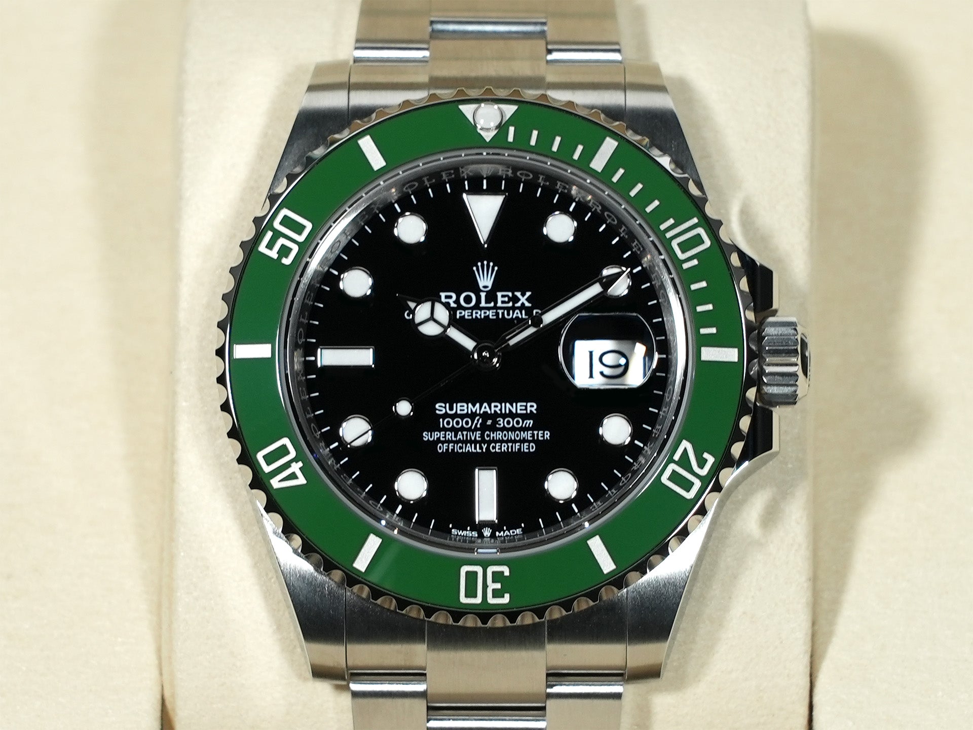 Rolex Submariner Date Ref. 126610LV Stainless Steel Black Dial Unused okipuexy