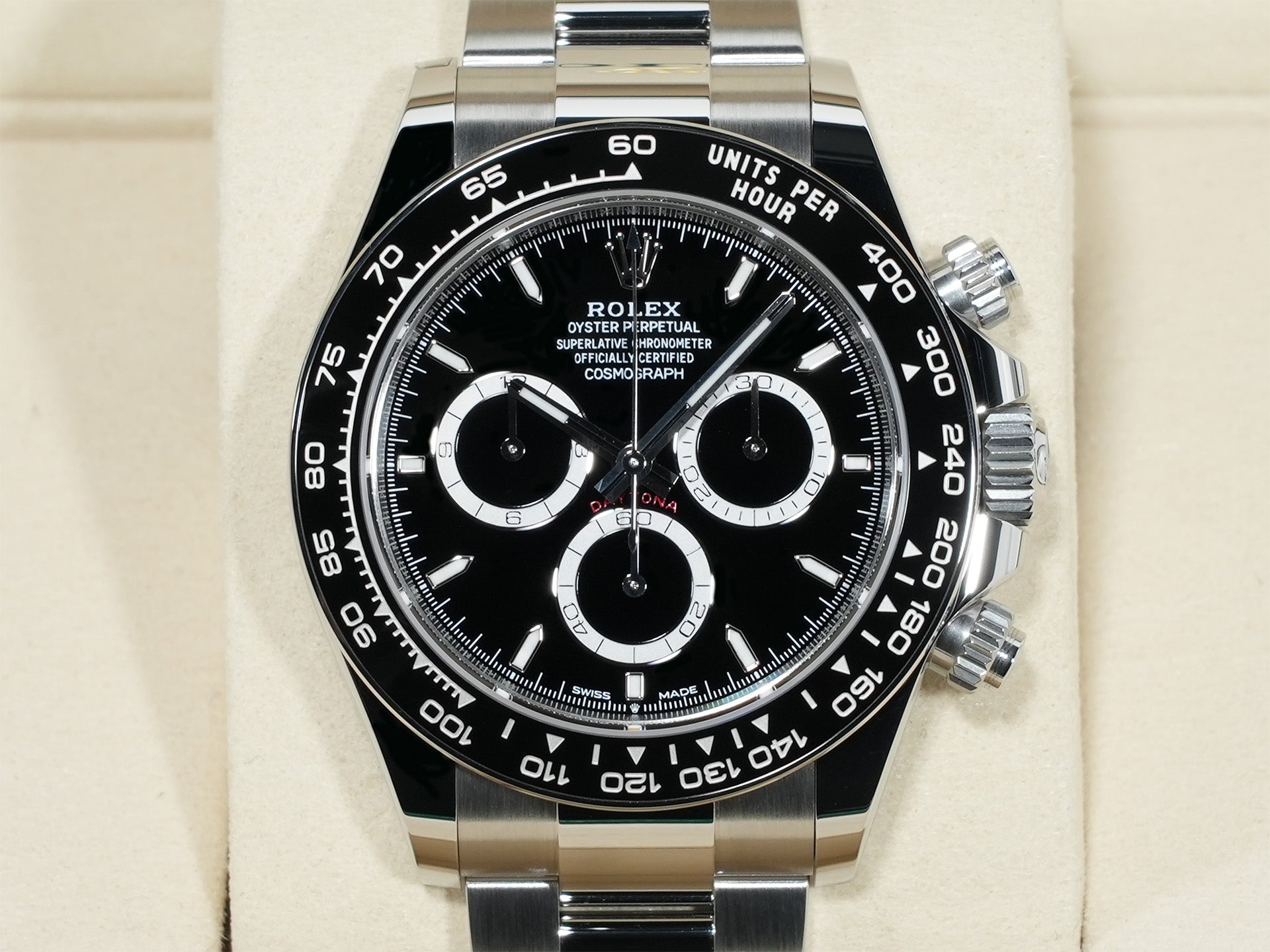 ロレックス デイトナ Ref.126500LN ステンレススチール ブラック文字盤 未使用 edu9gkh2