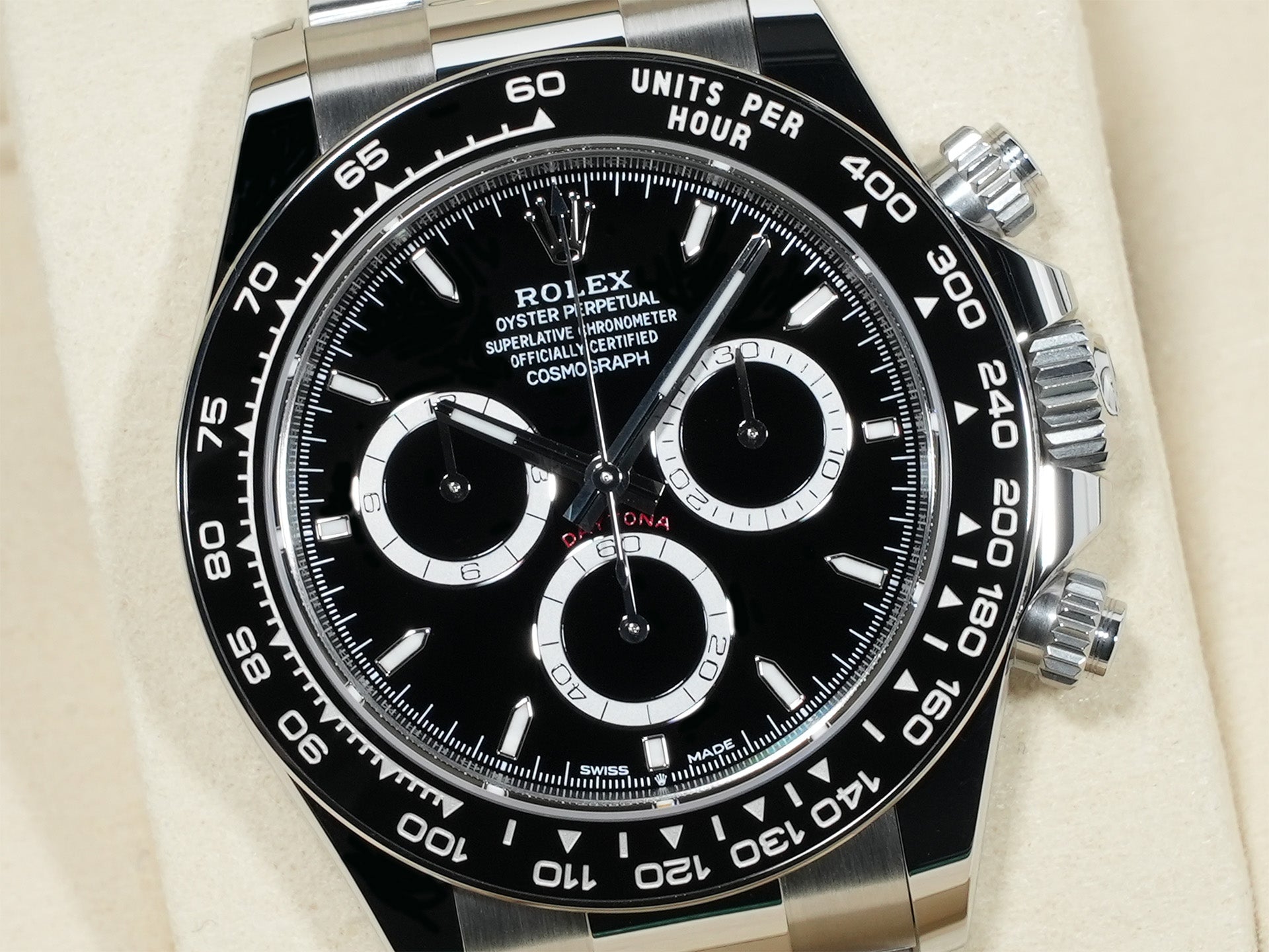 ロレックス デイトナ Ref.126500LN ステンレススチール ブラック文字盤 未使用 edu9gkh2