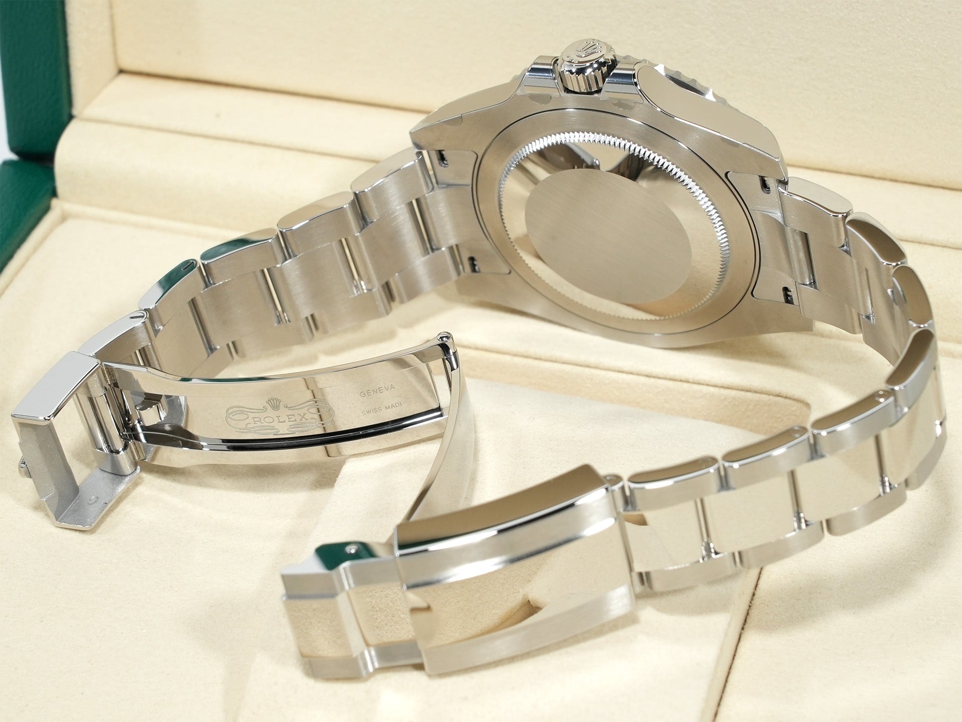 ロレックス GMTマスターII Ref.126710GRNR ステンレススチール ブラック文字盤 オイスターブレスレット 未使用 nia2n7s3