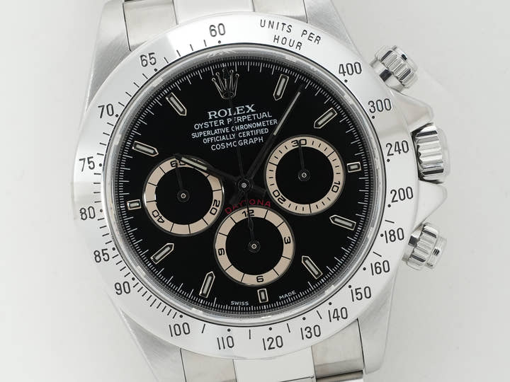 ロレックス デイトナ エルプリメロ Ref.16520 ステンレススチール ブラック文字盤 美中古 b29cwres