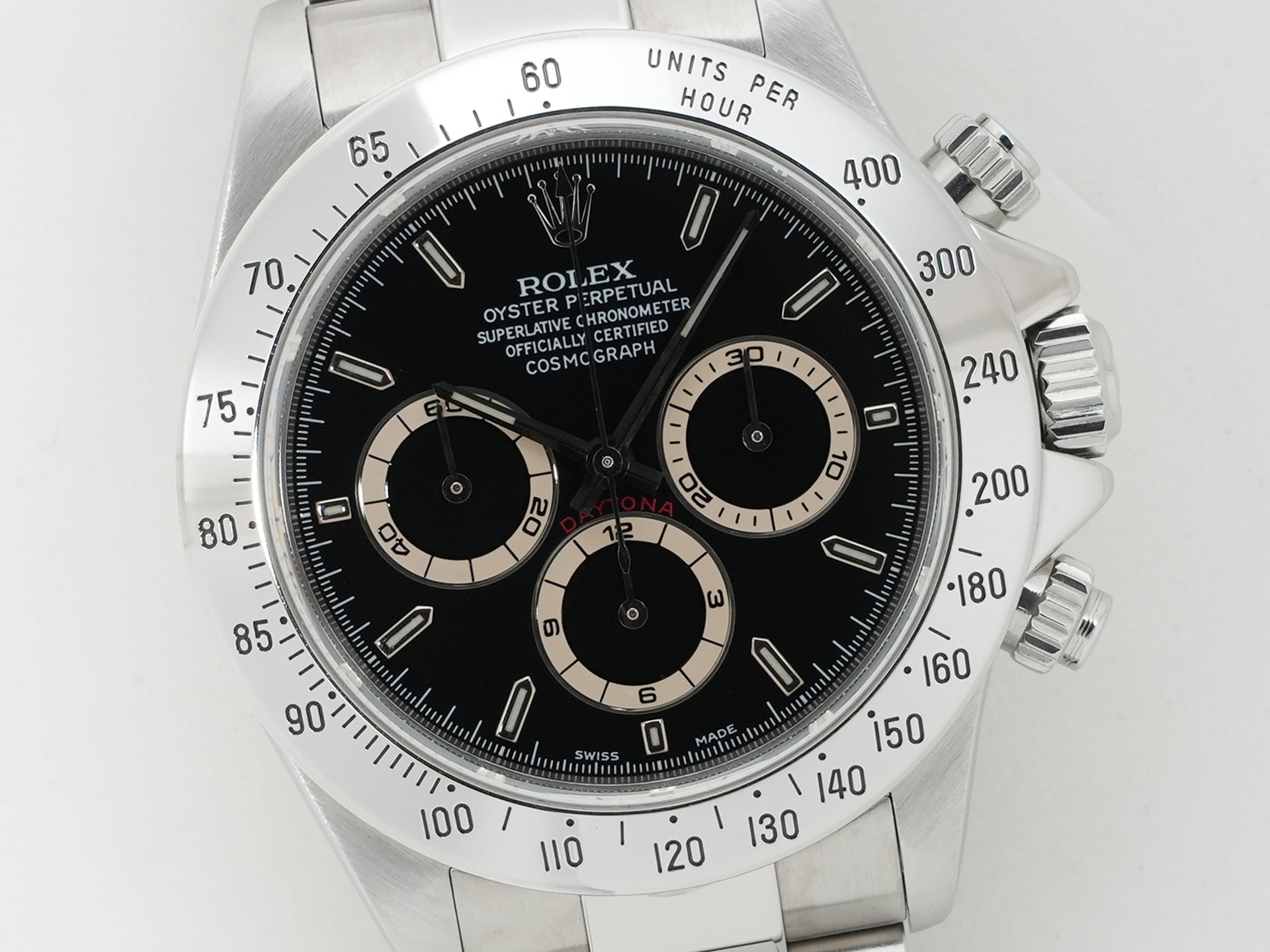 ロレックス デイトナ エルプリメロ Ref.16520 ステンレススチール ブラック文字盤 美中古 b29cwres