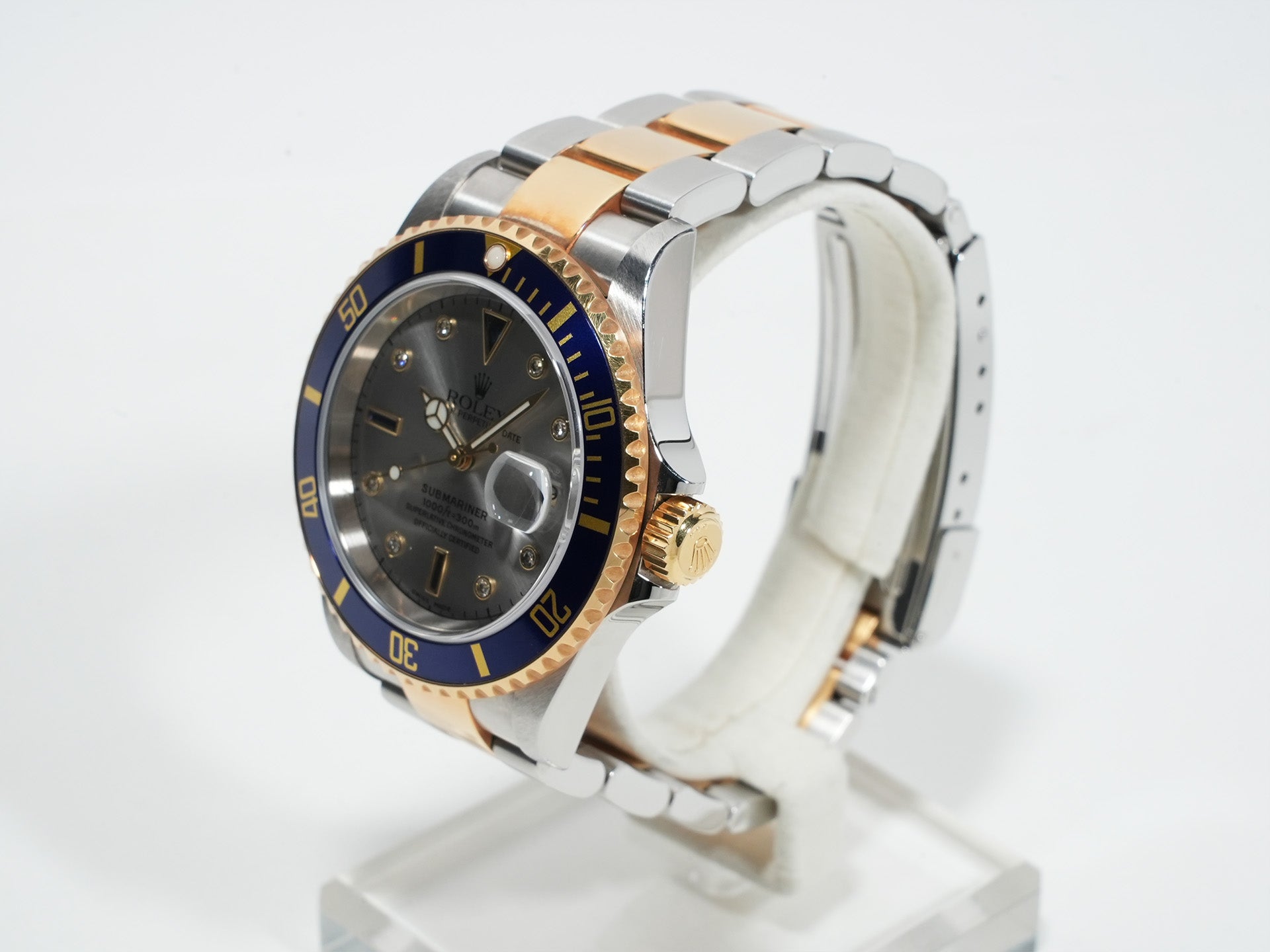 ロレックス サブマリーナー デイト Ref.16613SG ステンレススチール/イエローゴールド グレー文字盤 中古 6qqeeon4