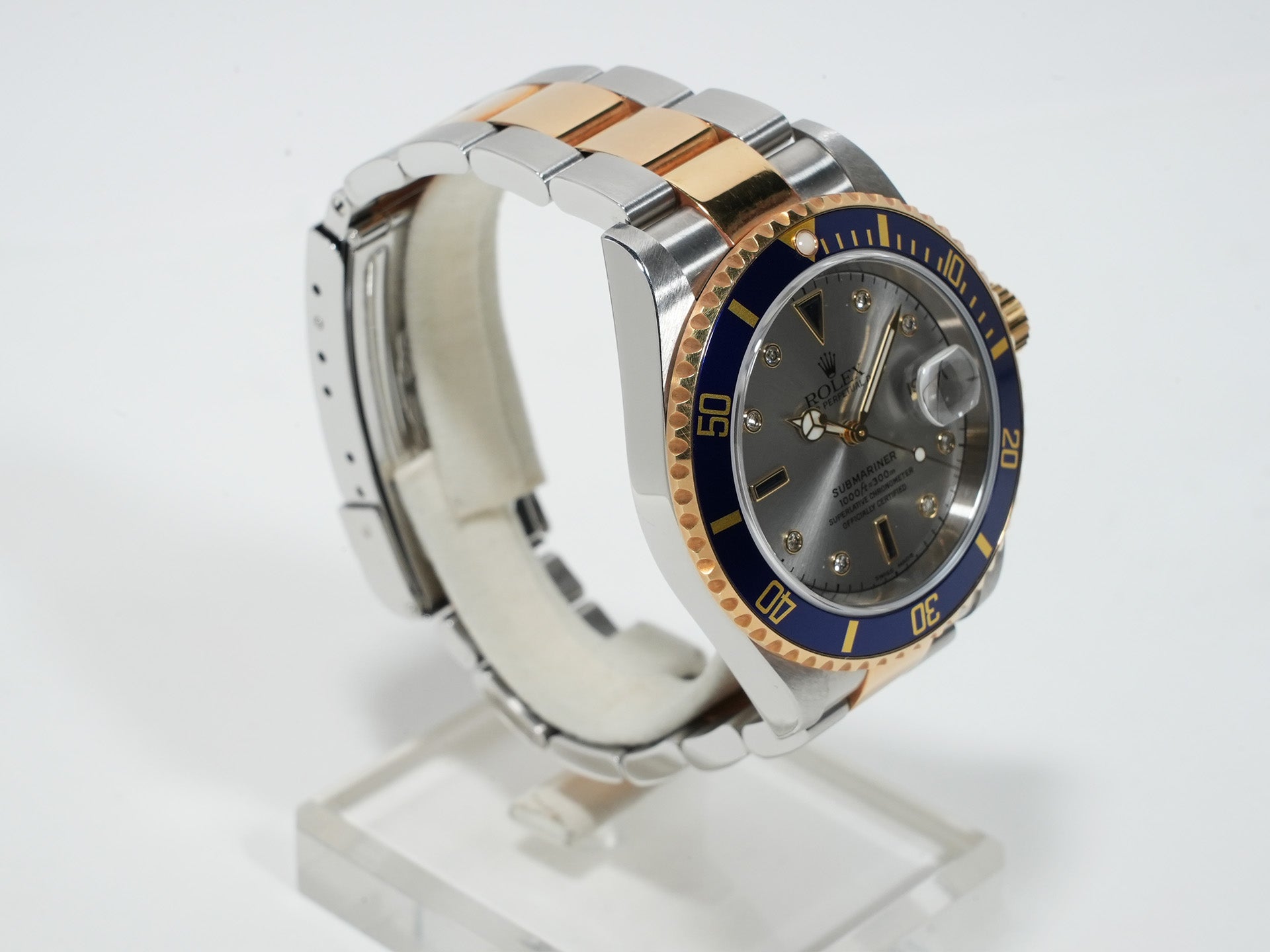ロレックス サブマリーナー デイト Ref.16613SG ステンレススチール/イエローゴールド グレー文字盤 中古 6qqeeon4