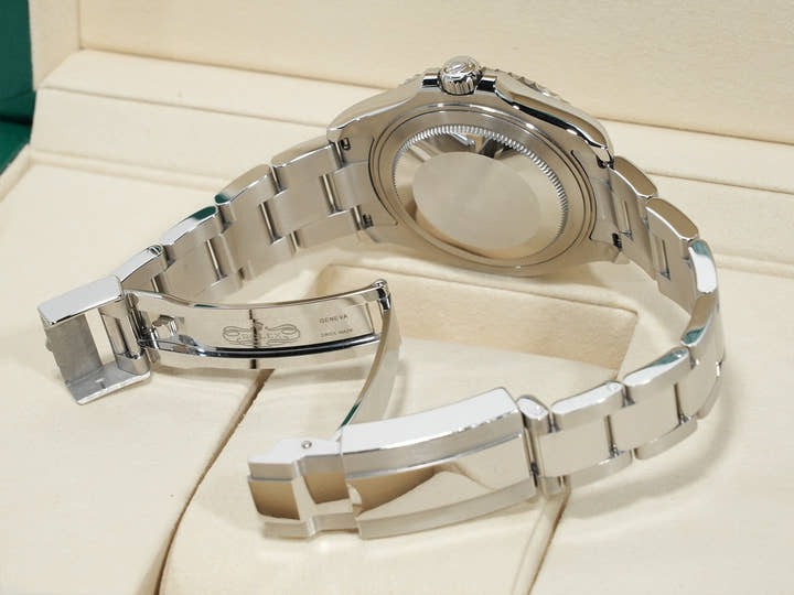 ロレックス ヨットマスター37 Ref.268622 ステンレススチール/プラチナ スレート文字盤 中古 frvt44fj