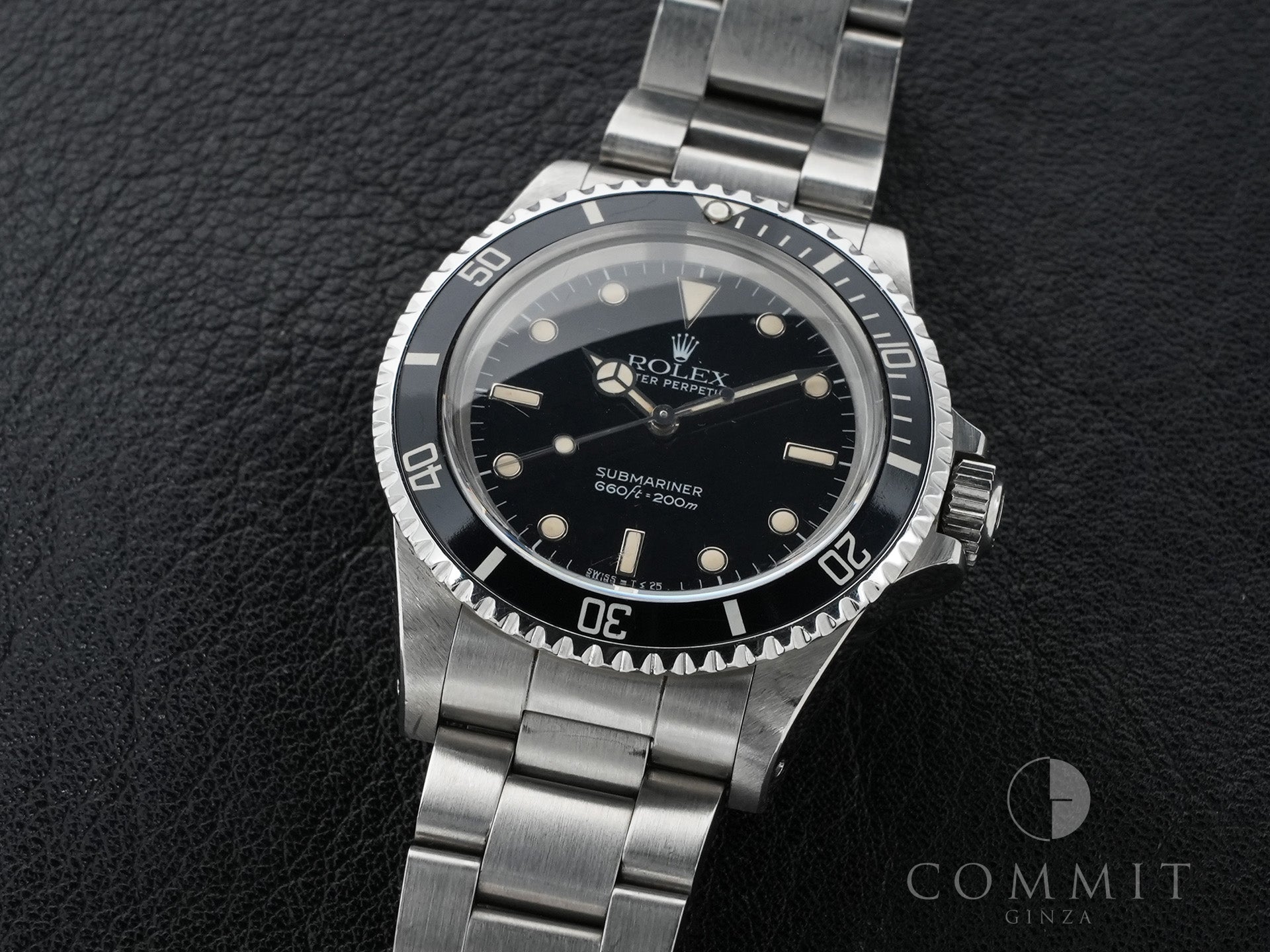 Pre-owned Rolex Submariner Ref. 5513 Stainless Steel Black Dial 5k3nsro3