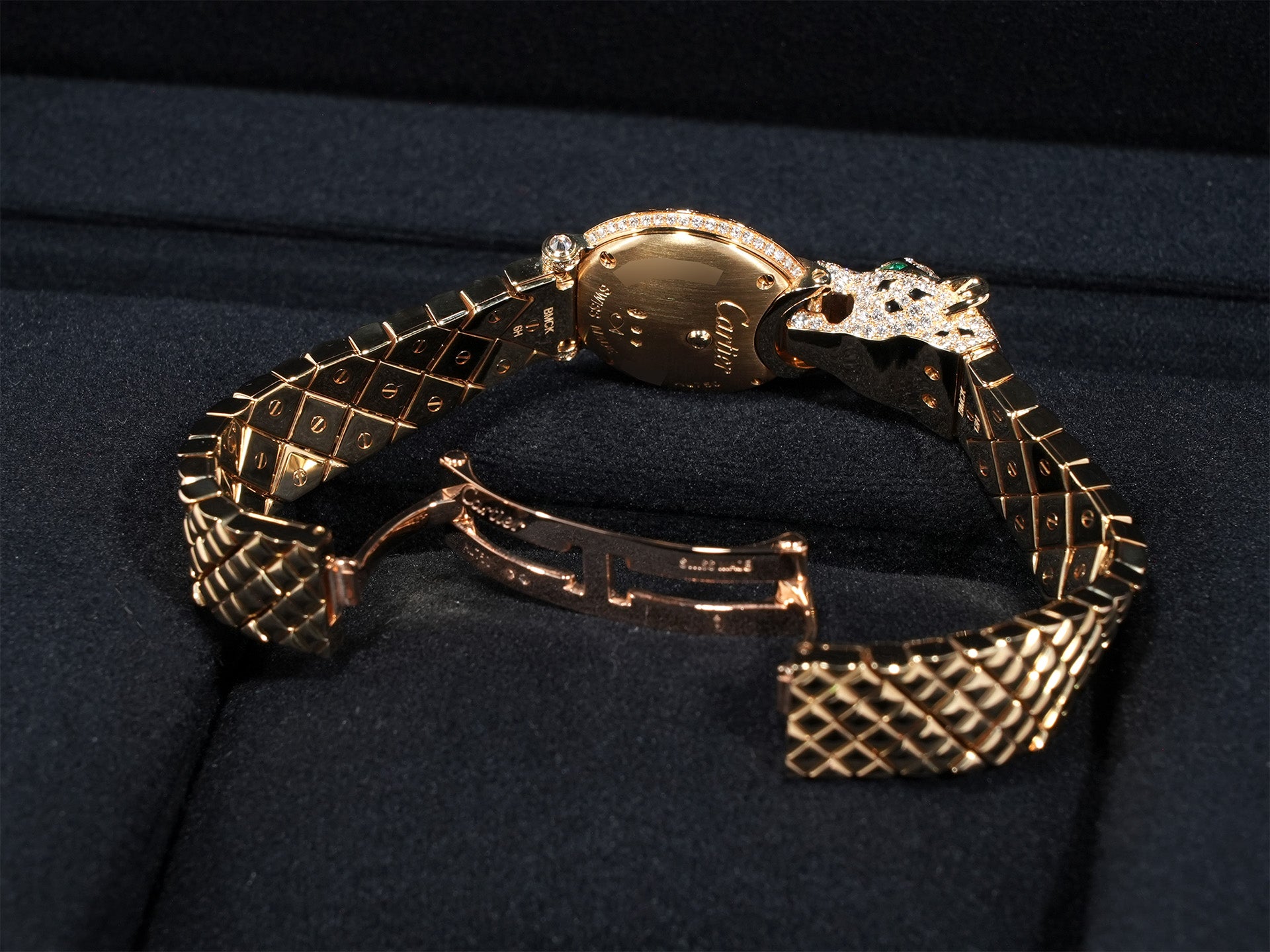 カルティエ パンテール ドゥ カルティエ Ref.HPI01509 イエローゴールド シャンパンゴールド文字盤 未使用 ftedwpgh