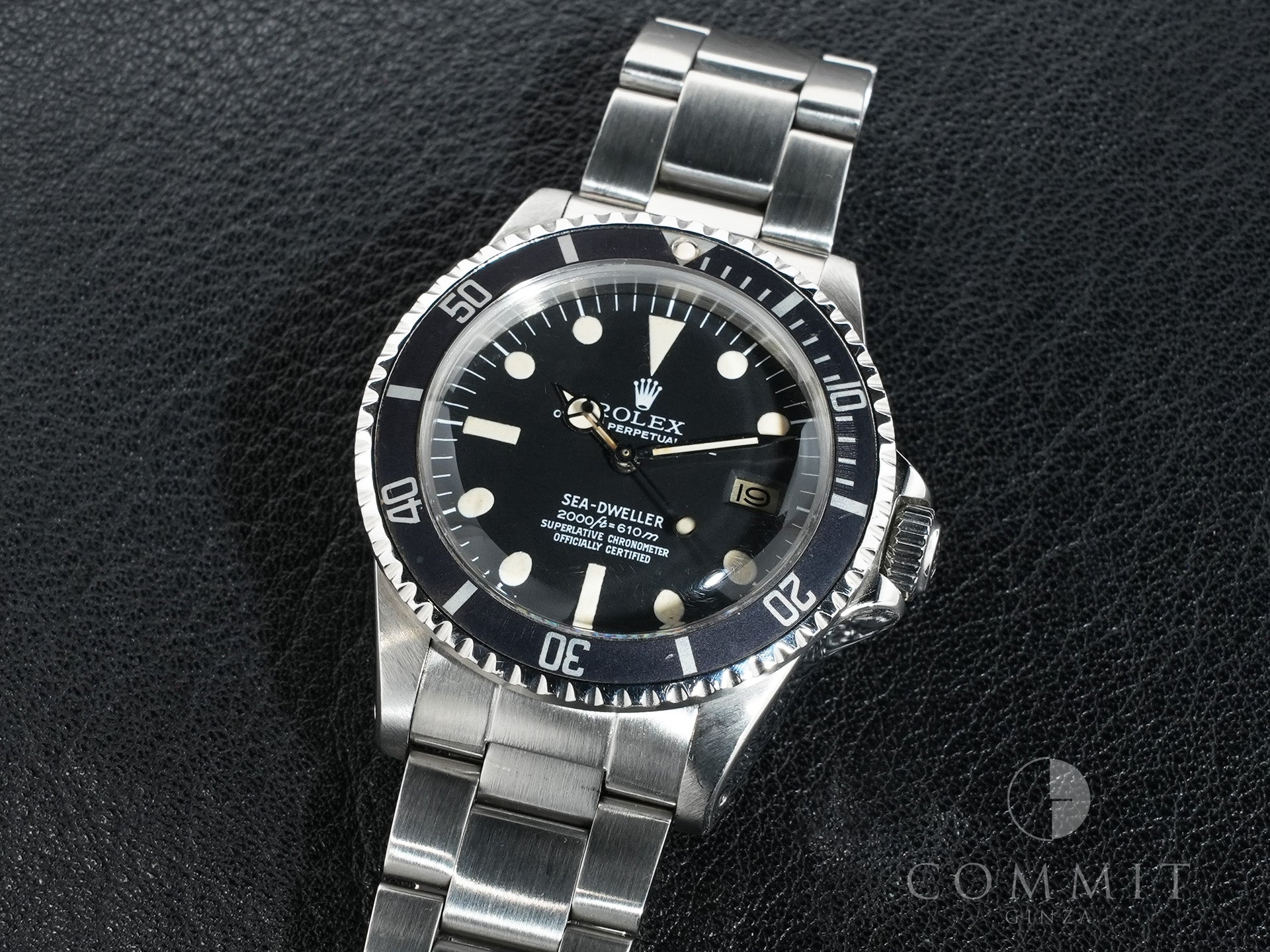 Rolex Sea-Dweller Ref. 1665 Stainless Steel Black Dial Pre-owned h2chit58