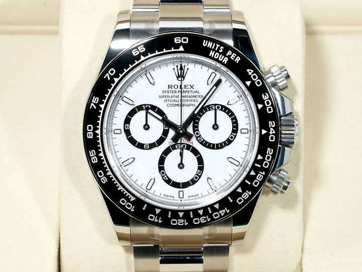 ロレックス デイトナ Ref.126500LN ステンレススチール ホワイト文字盤 未使用 ine58zv2