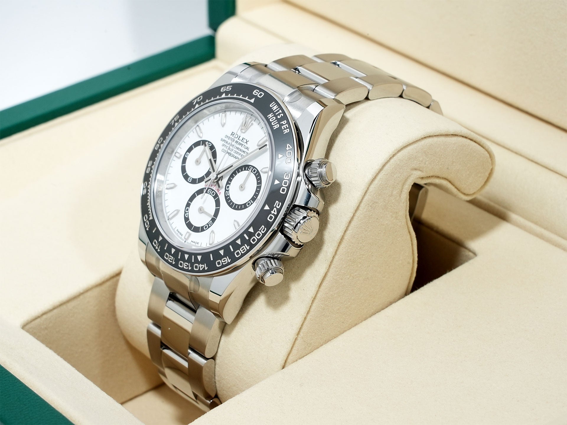 ロレックス デイトナ Ref.126500LN ステンレススチール ホワイト文字盤 未使用 ine58zv2