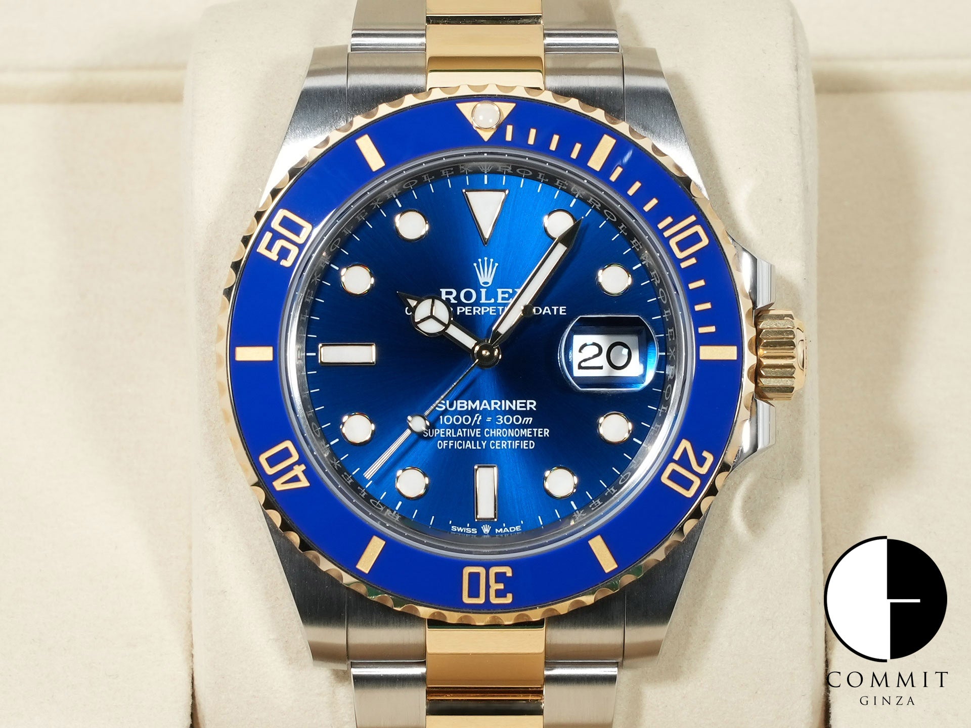 ロレックス サブマリーナー デイト Ref.126613LB ステンレススチール/イエローゴールド ブルー文字盤 未使用 h5p8n74h