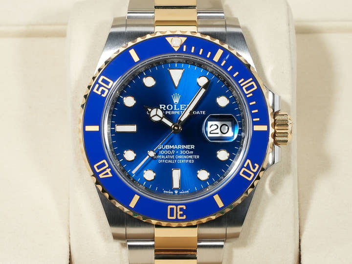 ロレックス サブマリーナー デイト Ref.126613LB ステンレススチール/イエローゴールド ブルー文字盤 未使用 h5p8n74h