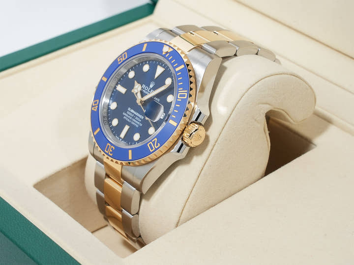 ロレックス サブマリーナー デイト Ref.126613LB ステンレススチール/イエローゴールド ブルー文字盤 未使用 h5p8n74h